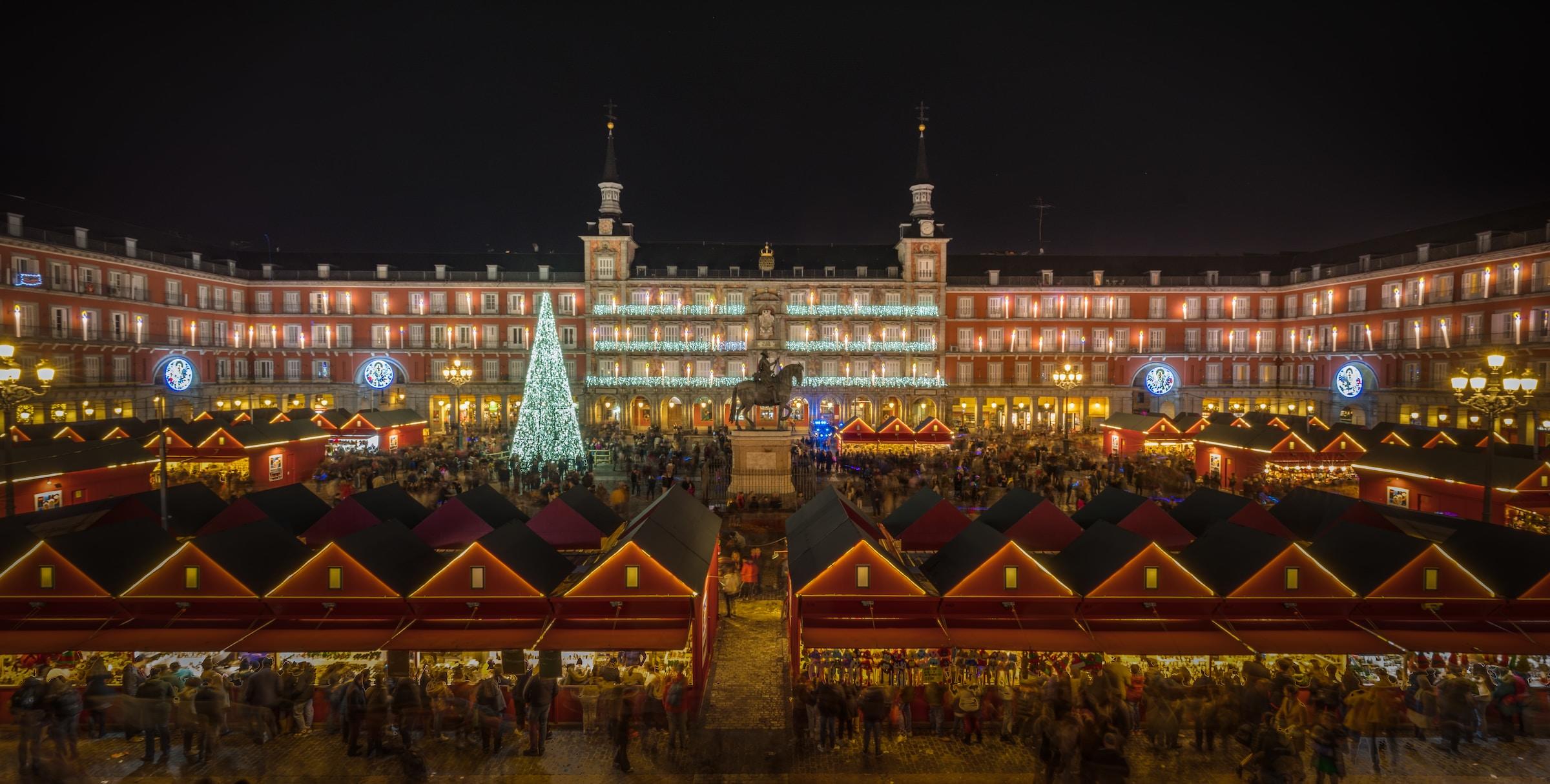 plaza mayor madrid navidad