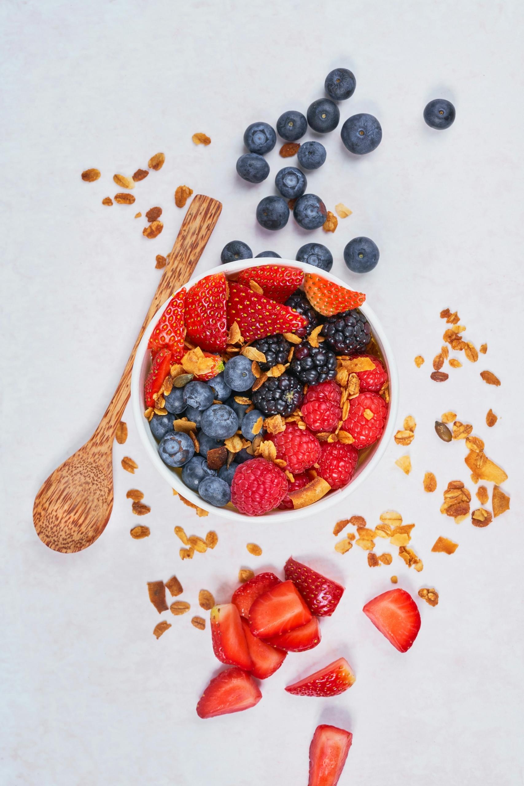 bowl de frutos rojos