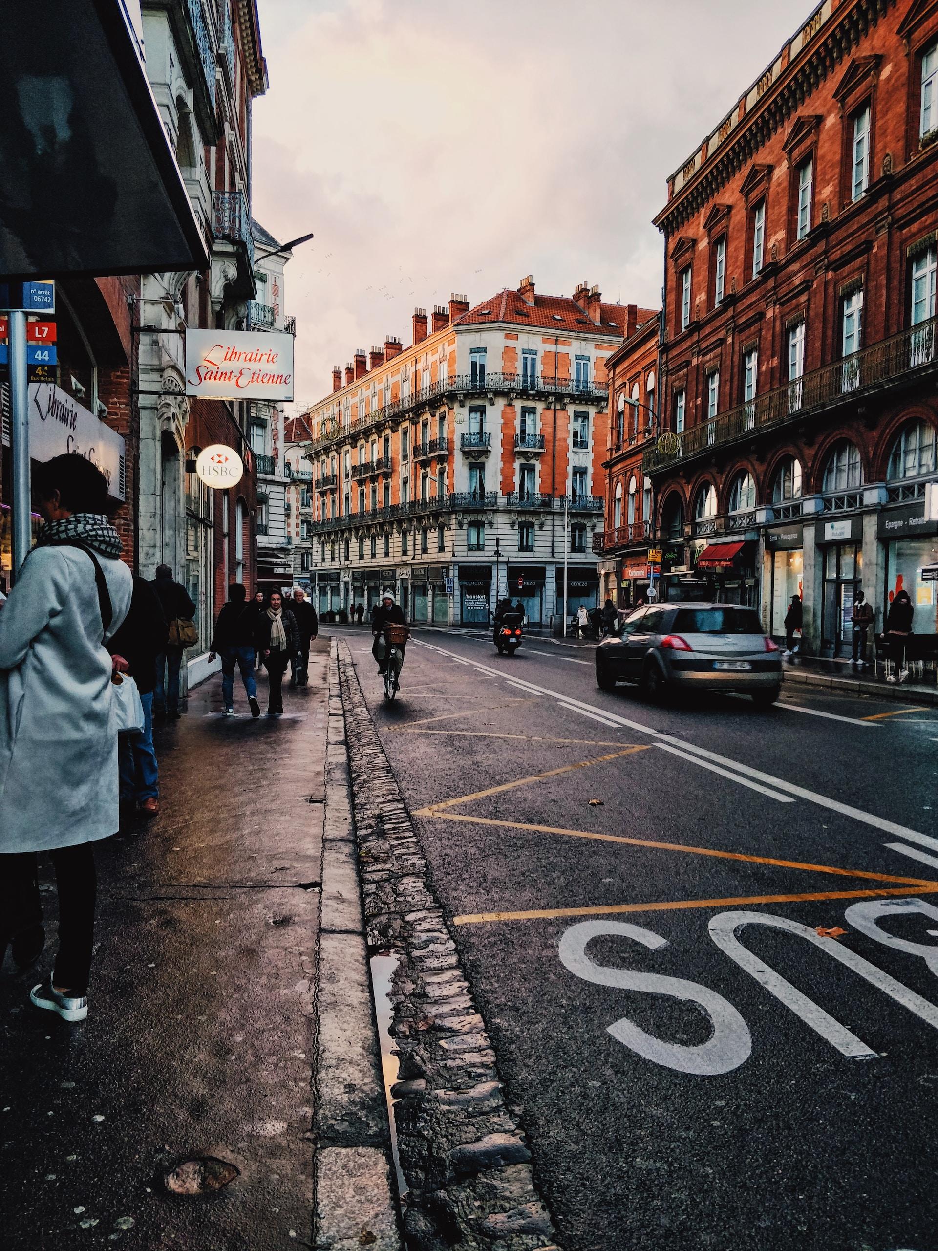 los colores de la ciudad de toulouse