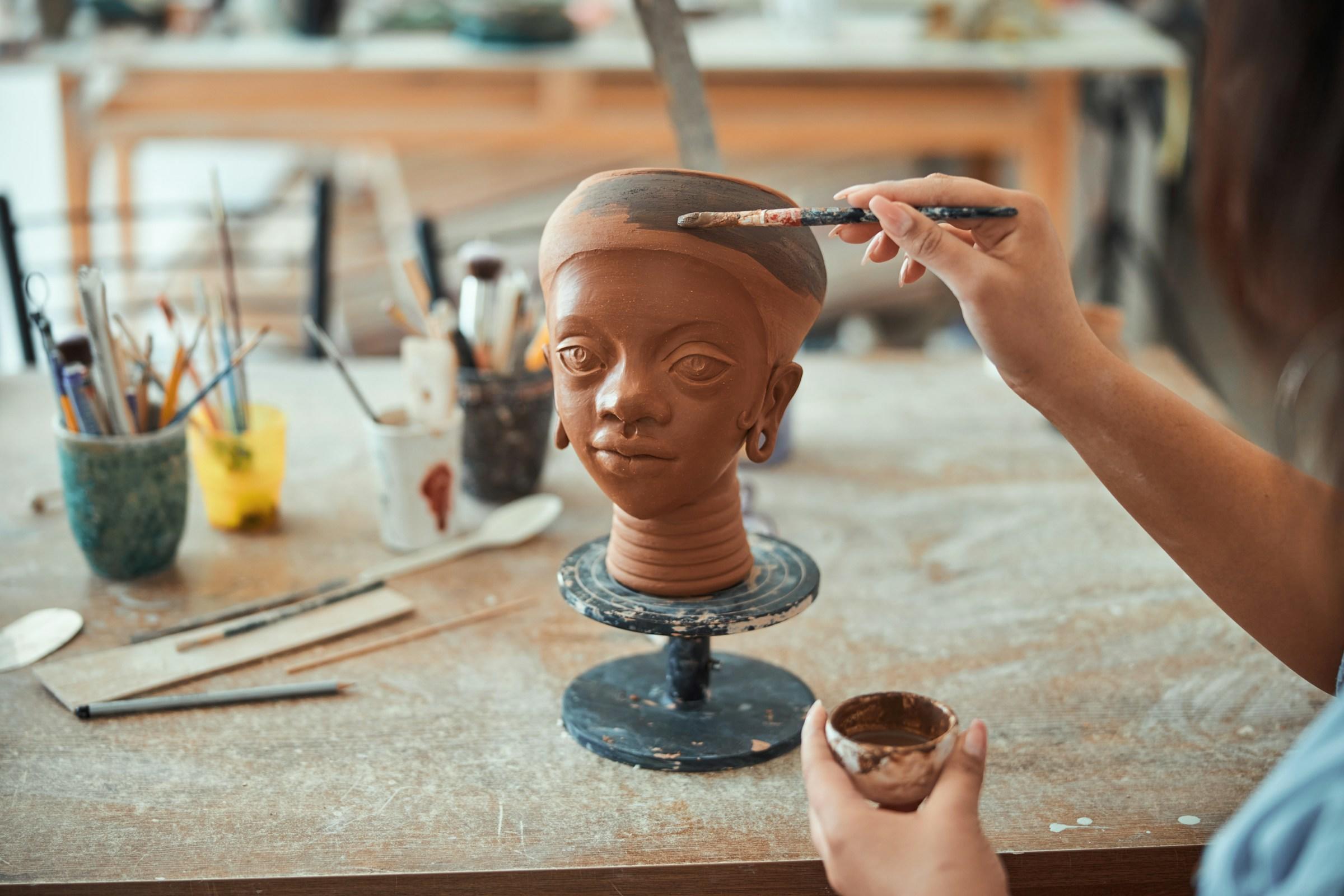 busto de ceramica