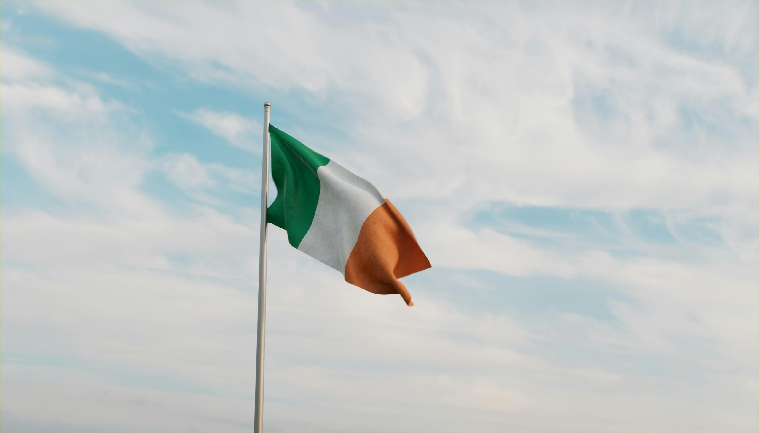 bandera de irlanda
