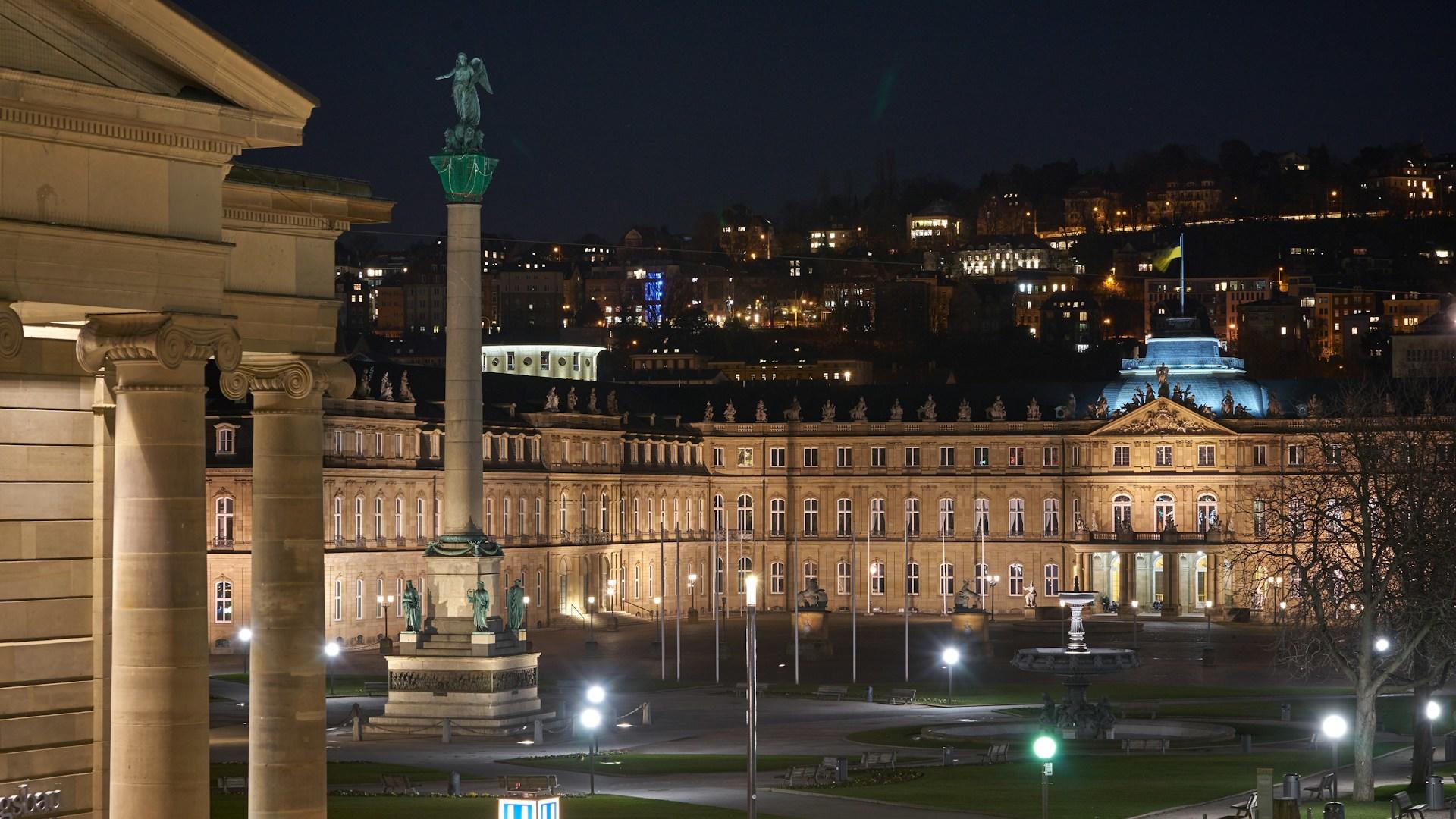 Stuttgart de noche