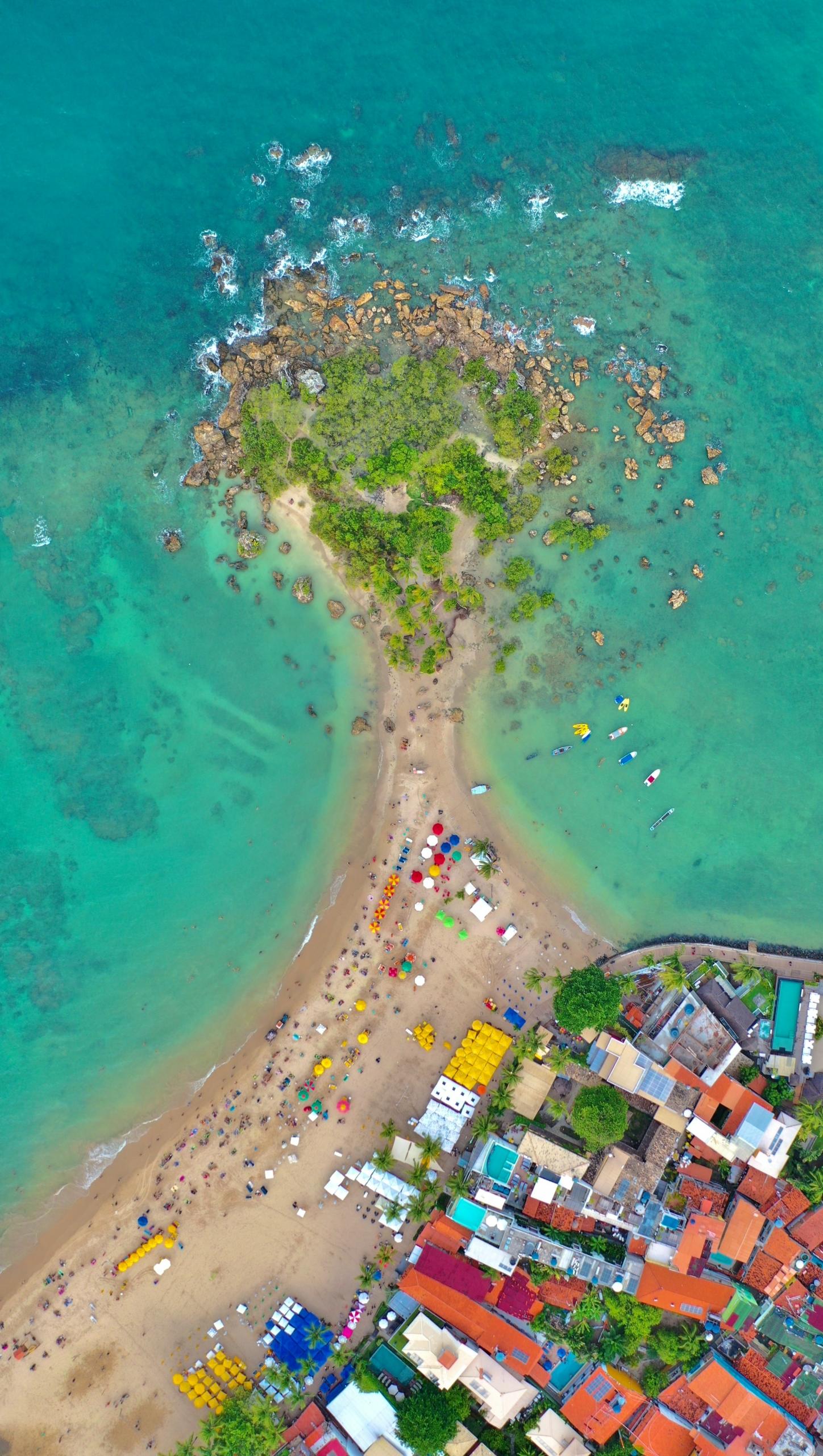 playas del morro de sao pualo en una isla de brasil