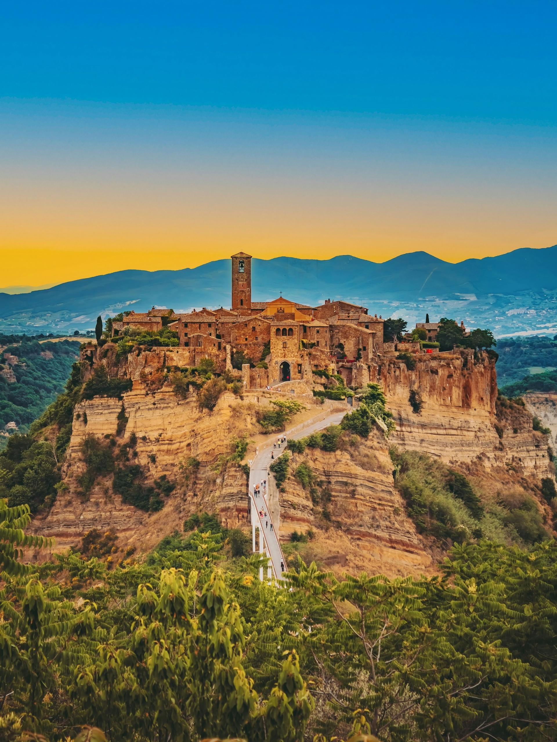 pueblo italiano Civita d Bagnoregio
