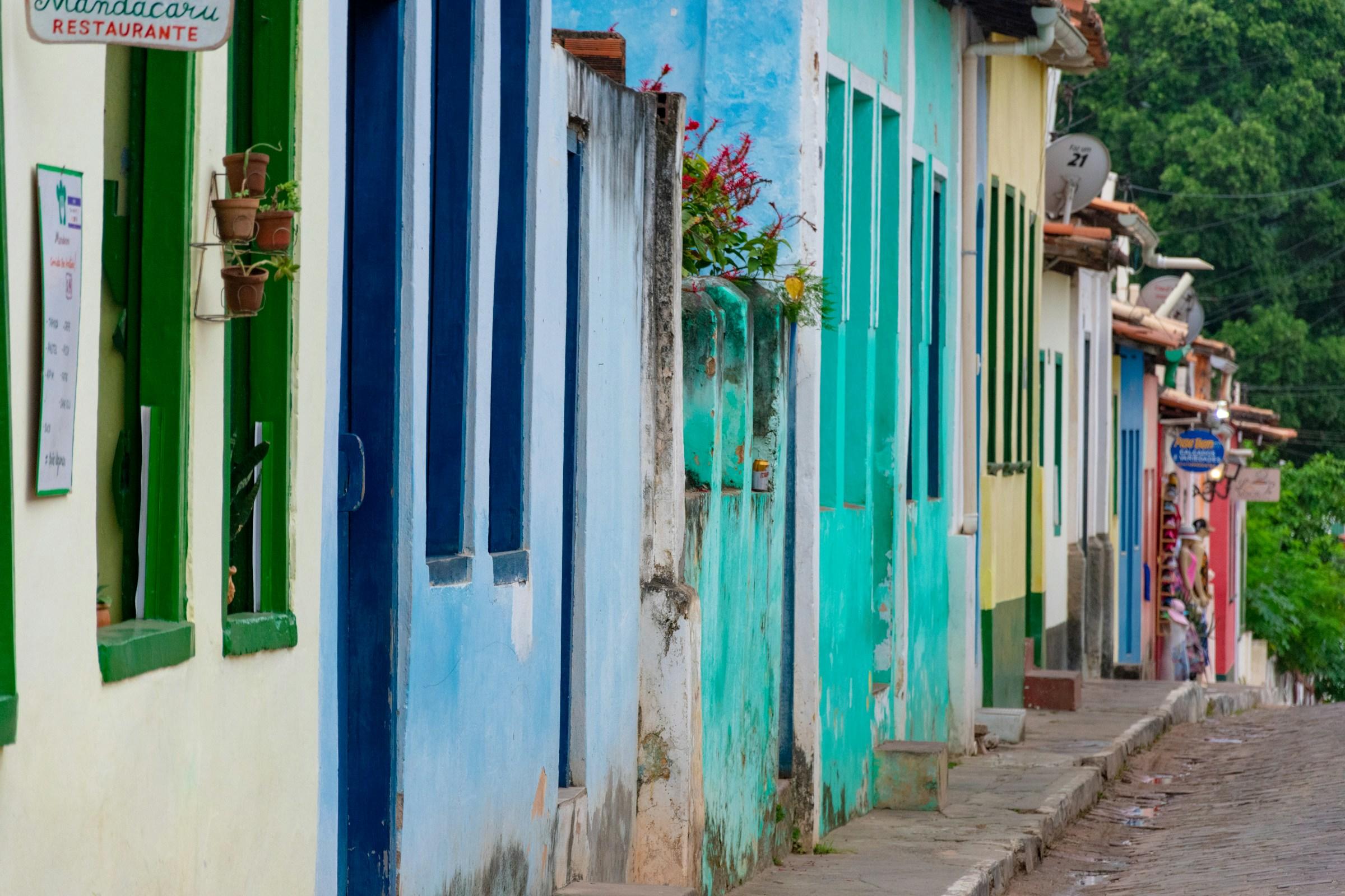 Lencois pueblo de brasil