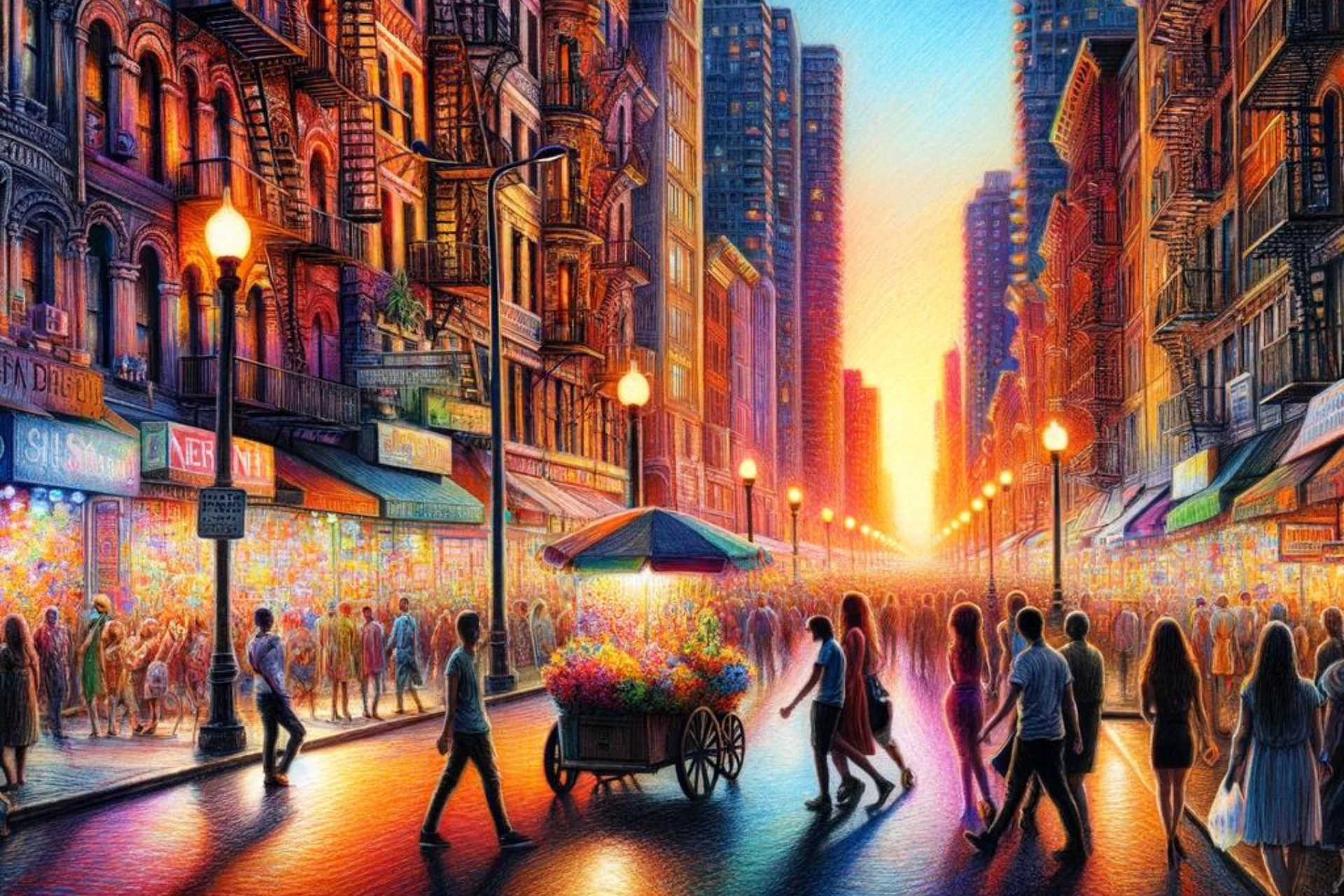 los lapices a color son una excelente tecnica para dibujar