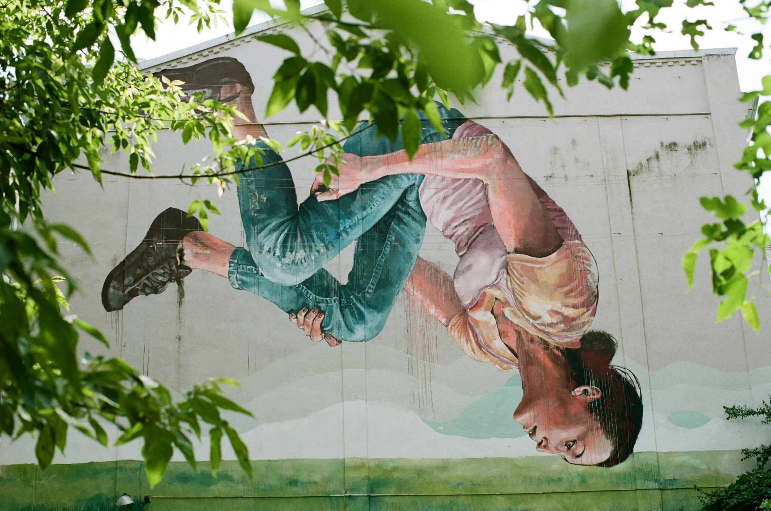 mural de una mujer
