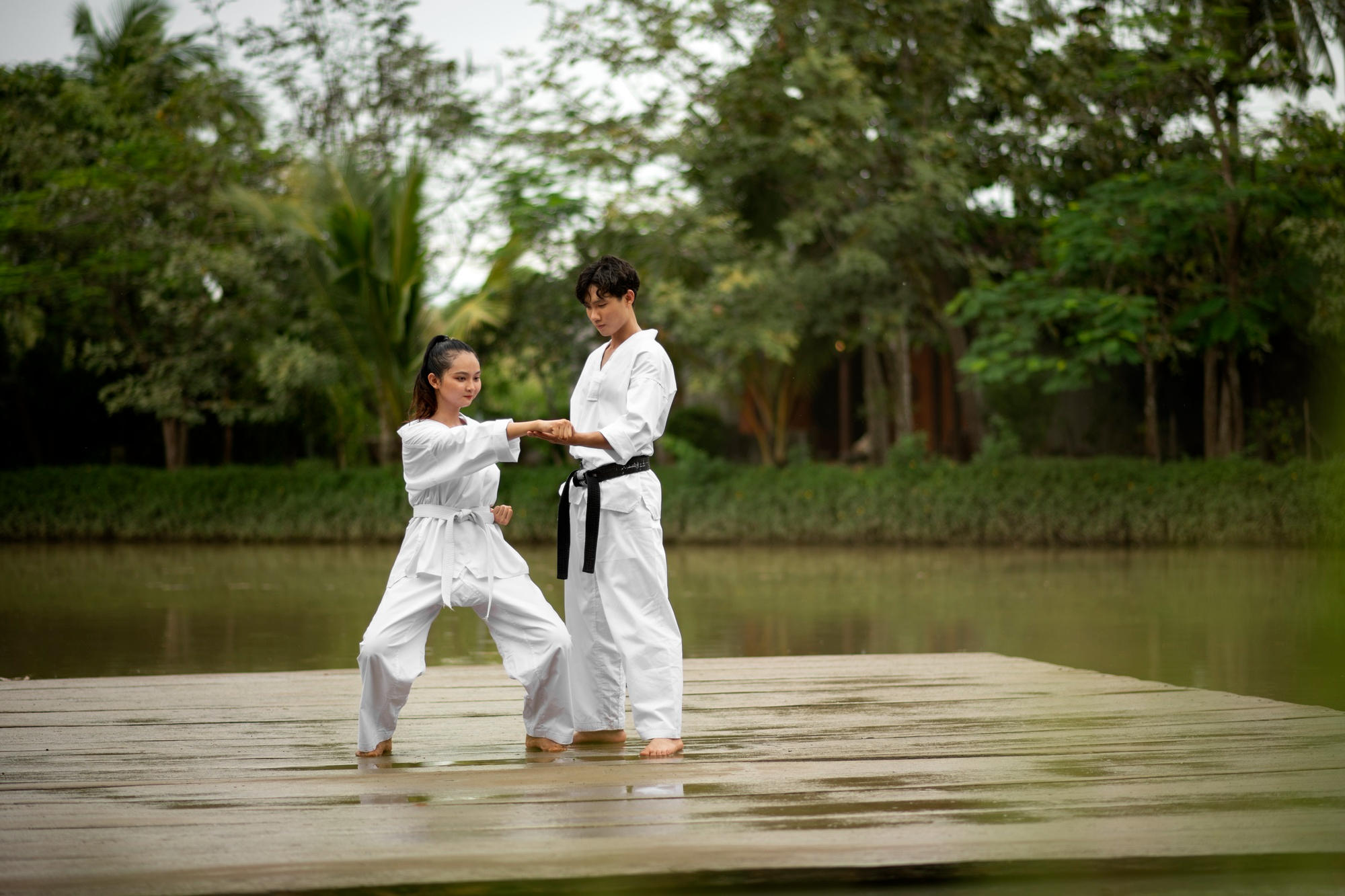 El respeto hacia los demás es clave en el karate.