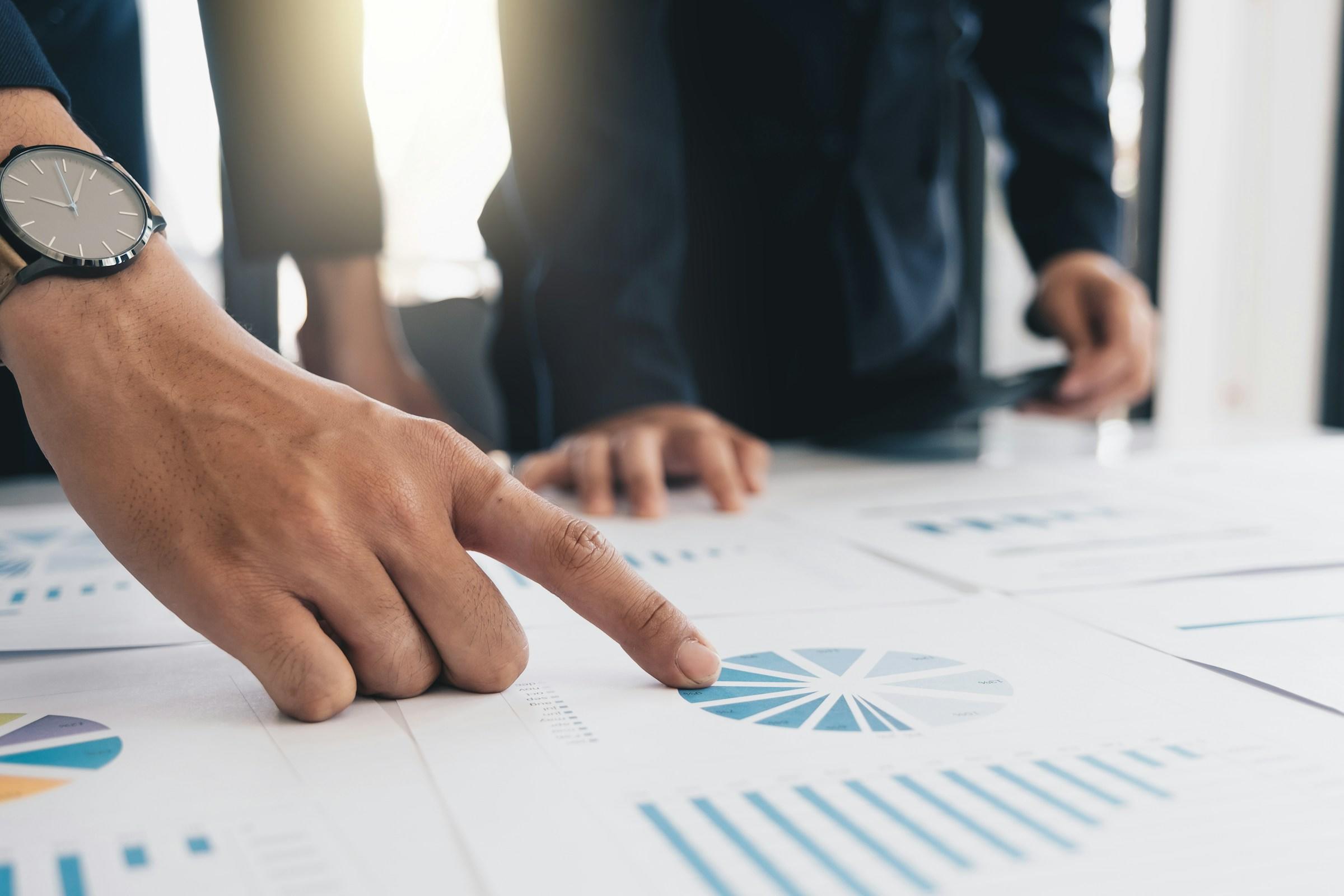 base de datos en graficos y columnas