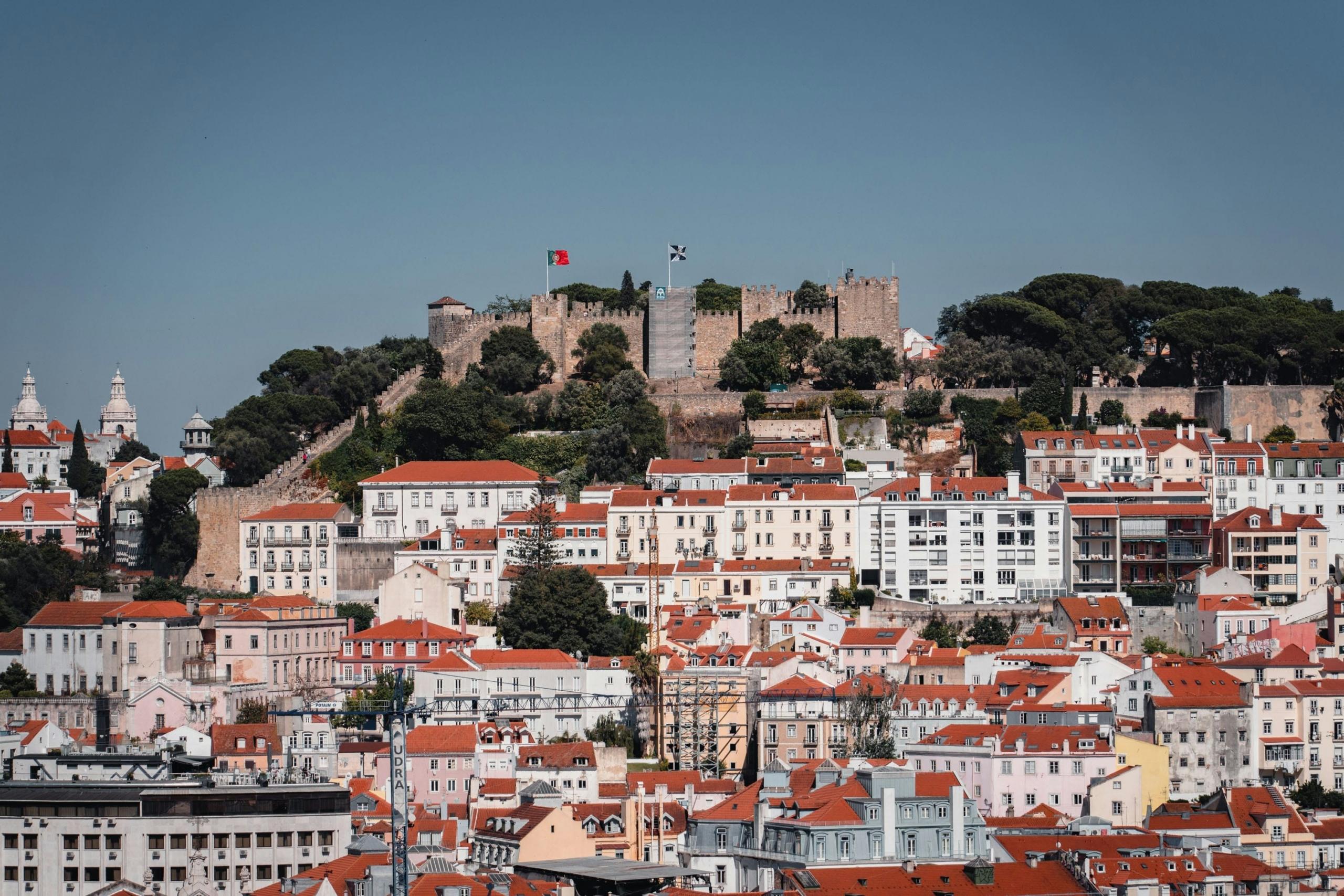 castillo de san jorge en lisboa