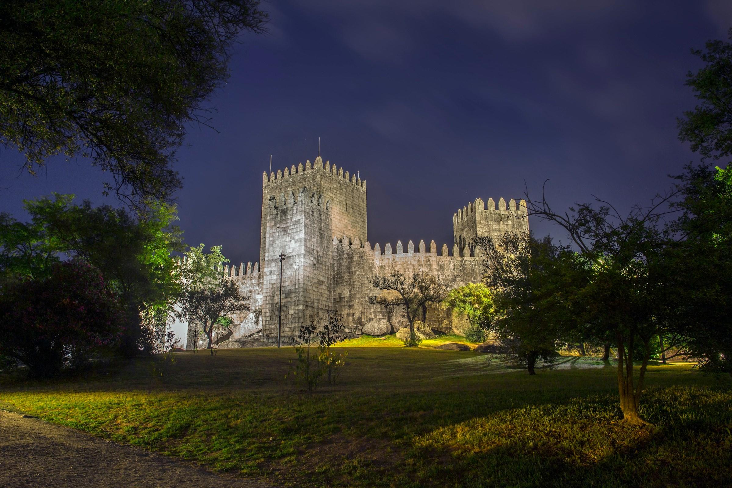 Castillo de Guimarães en Portugal 