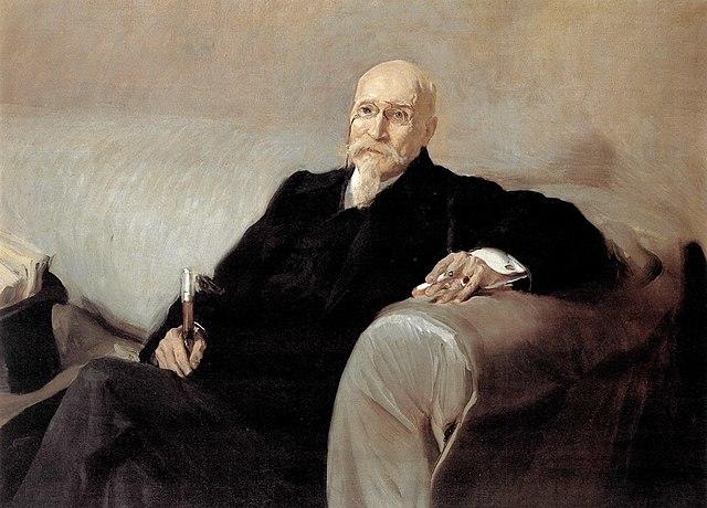 Retrato en oleo de José María Waldo Echegaray y Eizaguirre