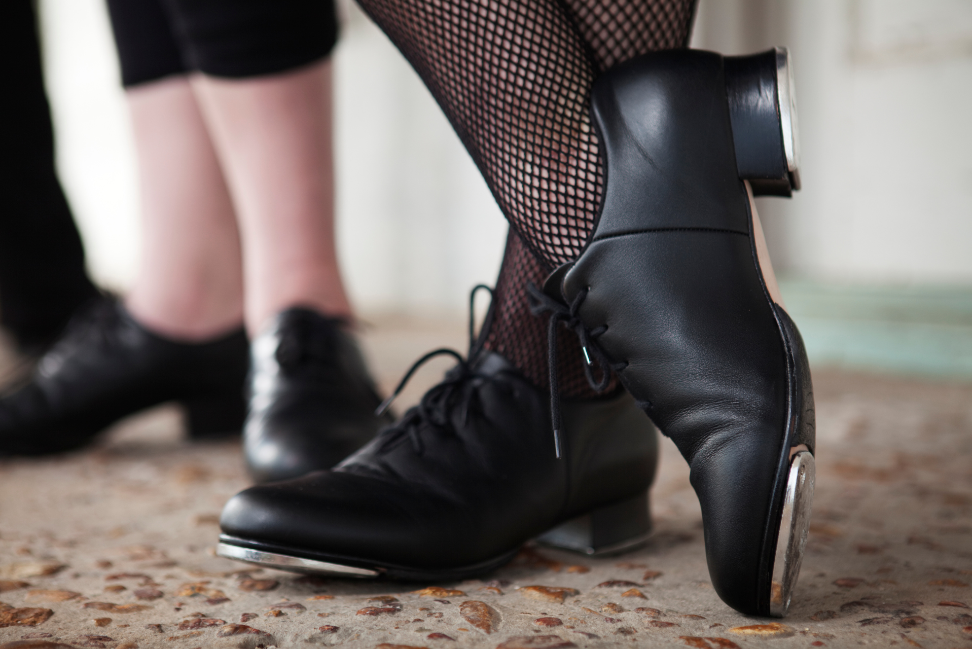 zoom en zapatos de claqué