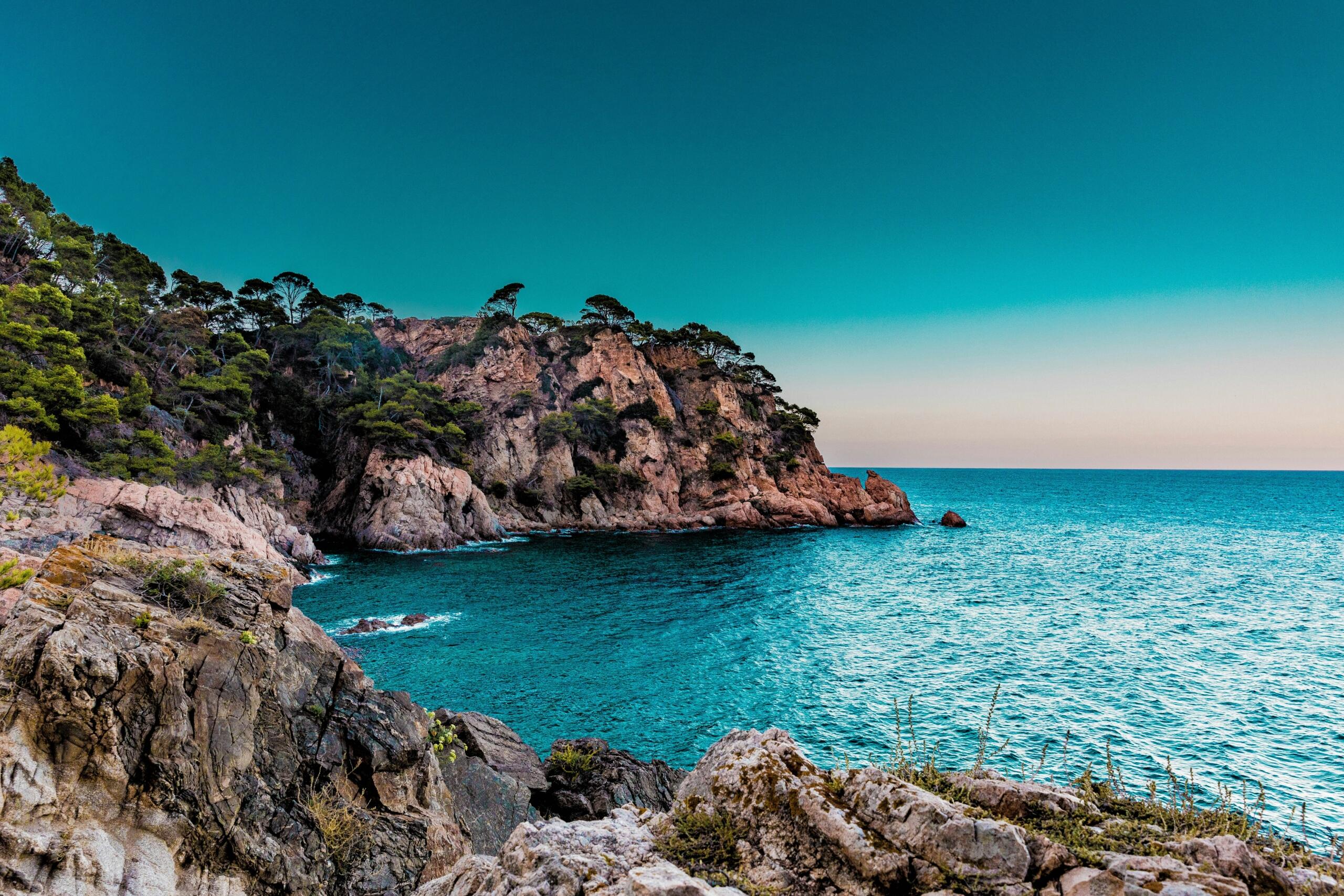 La playa de Marbella en España.