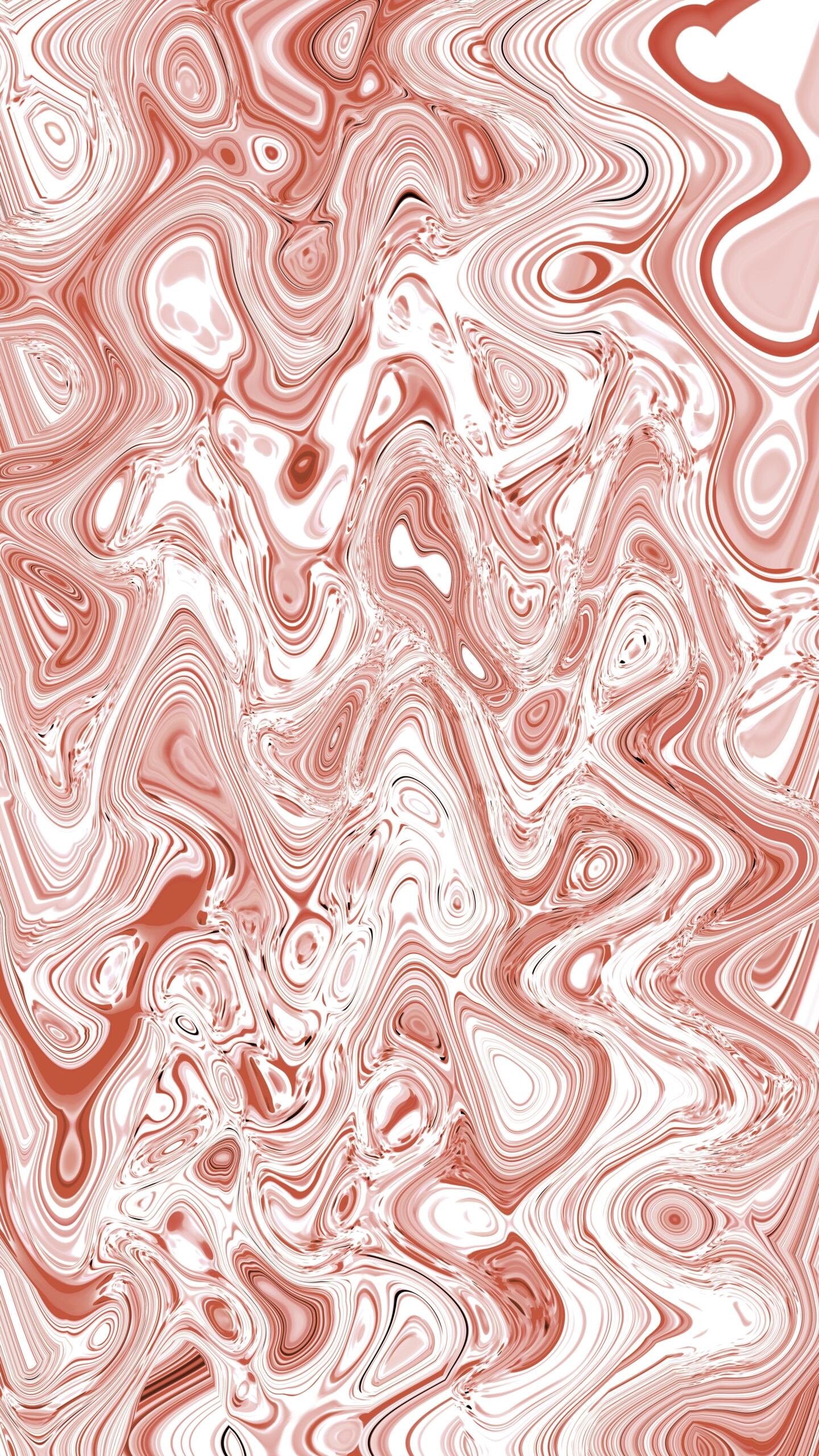 Un fractal geométrico de color rosado y blanco