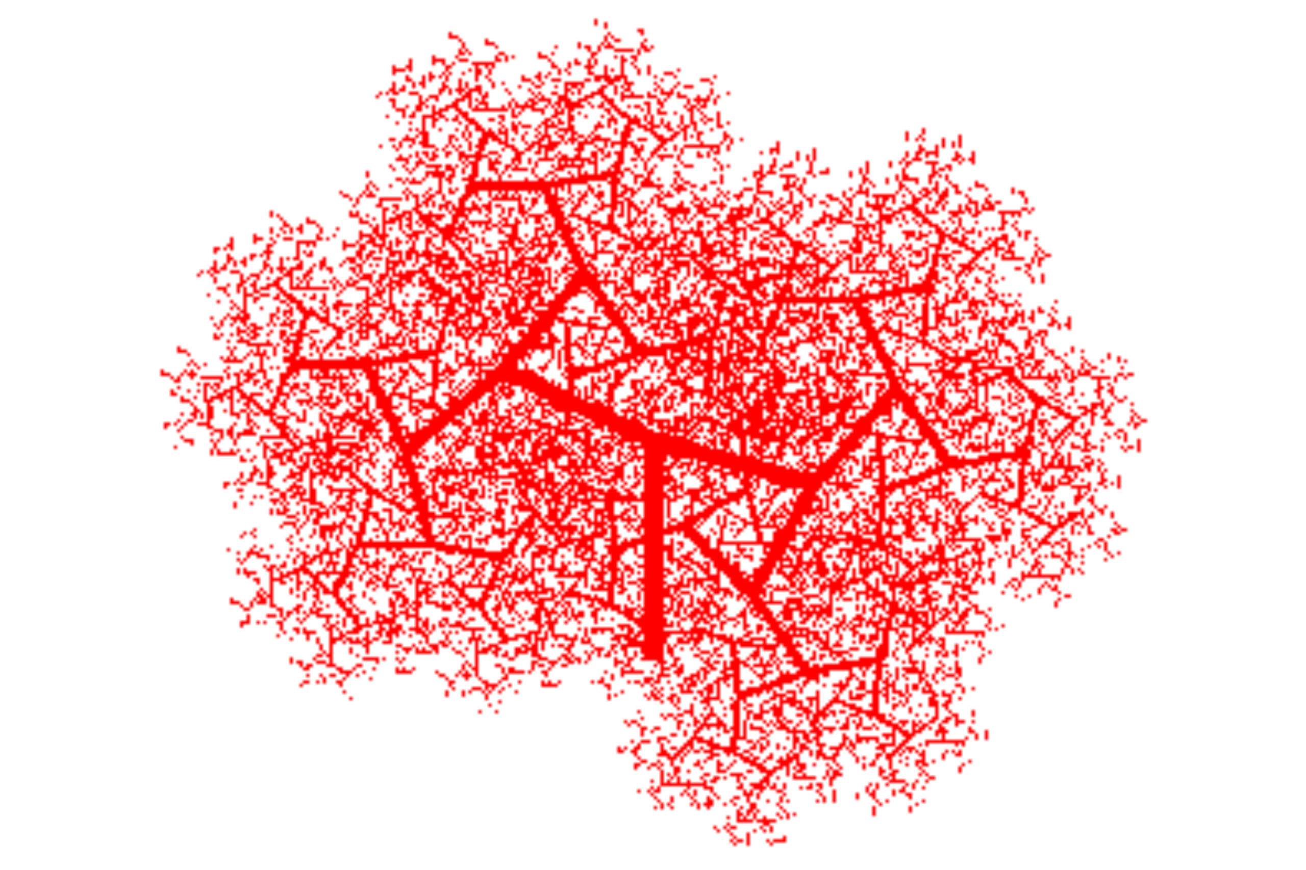 En la sangre también se pueden visualizar fractales