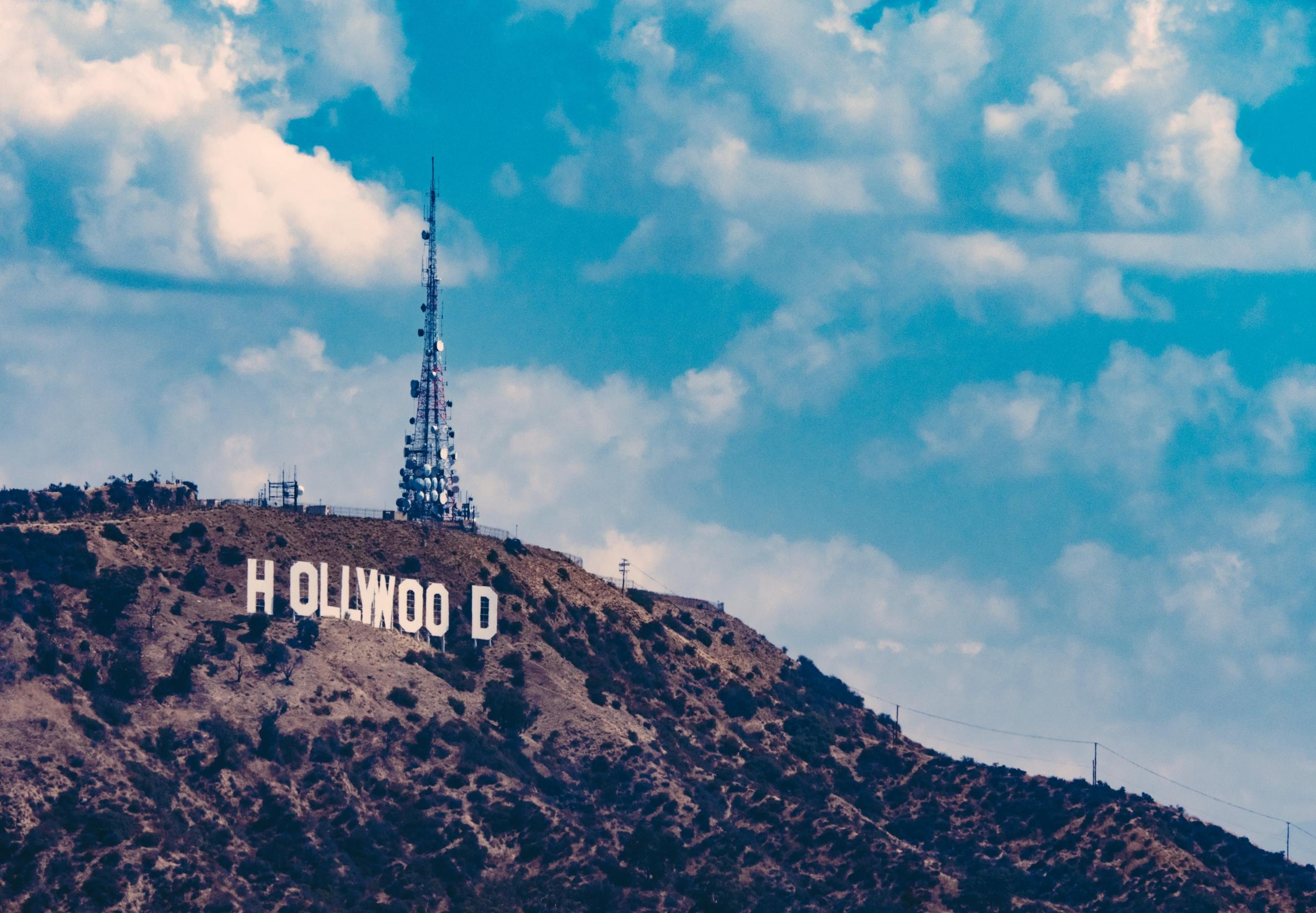 Hollywood kyltti Yhdysvalloissa