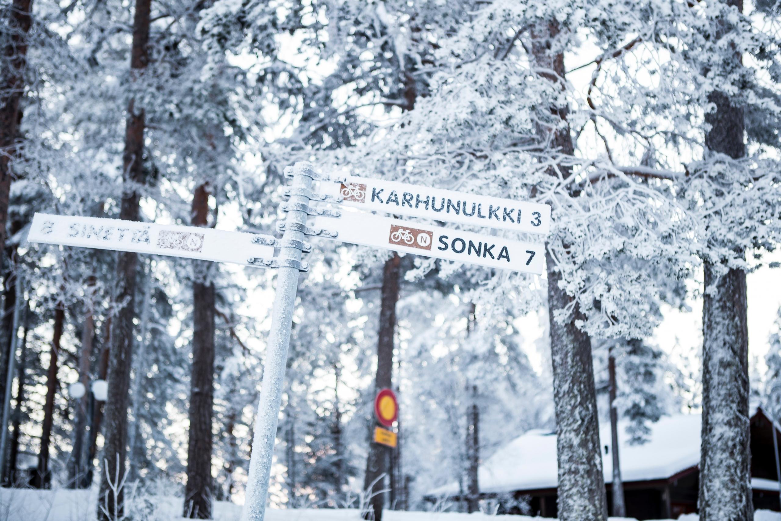 Suomalaisia paikan nimiä Lapissa