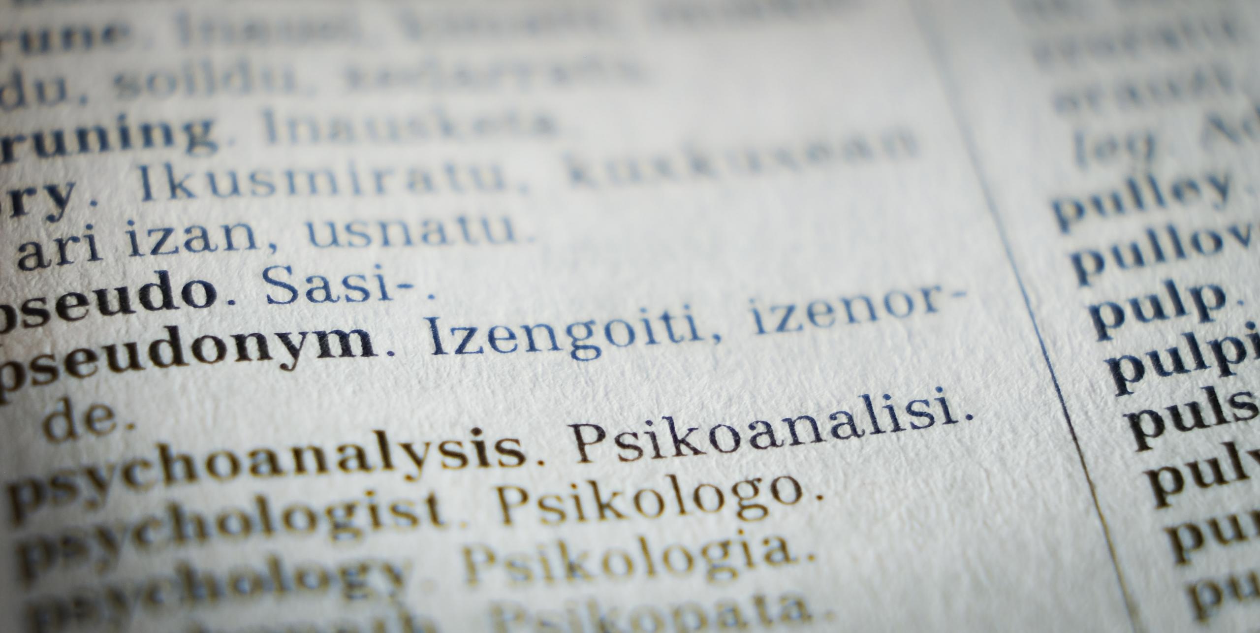 Englanti-baski-sanakirja
