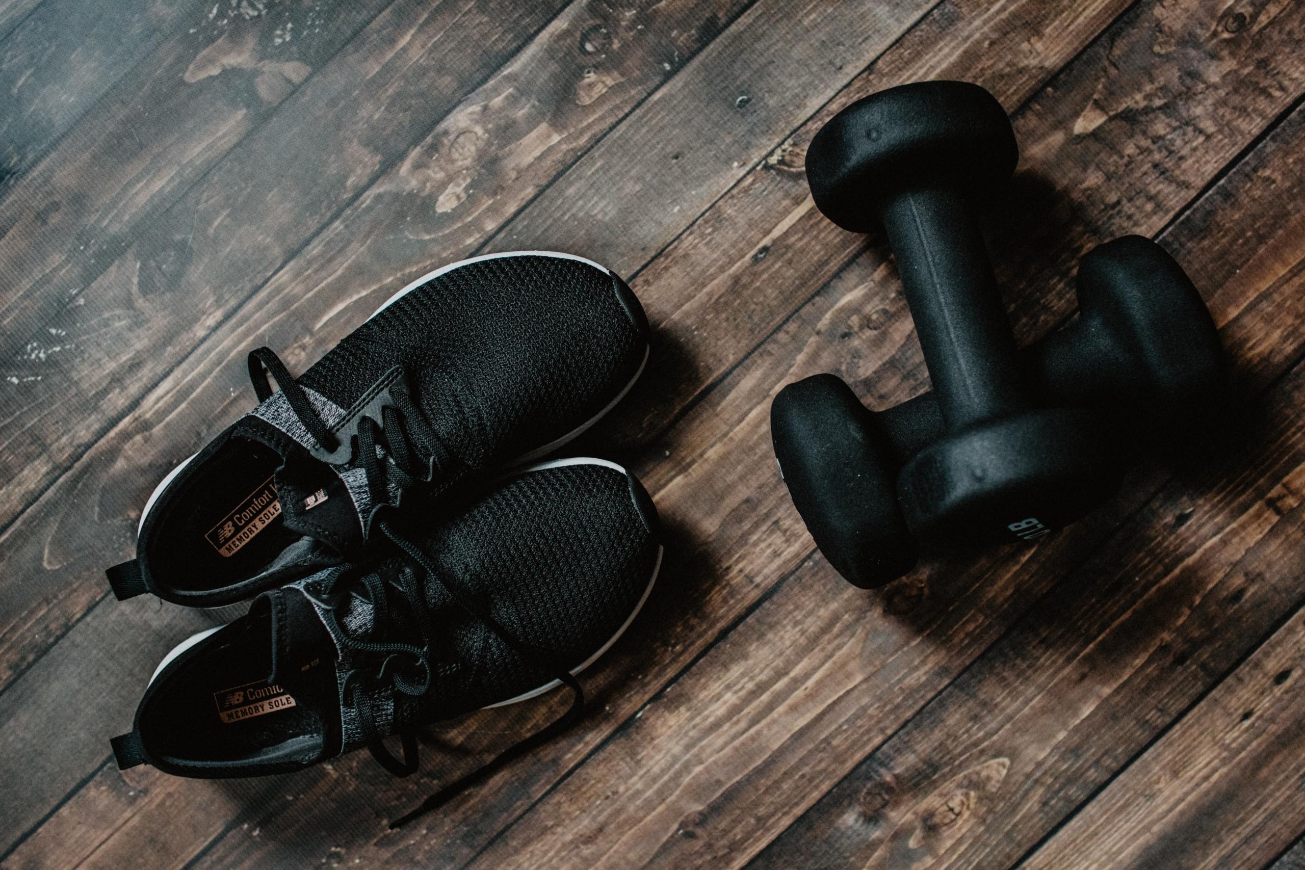 Crosstraining kengät ja painot