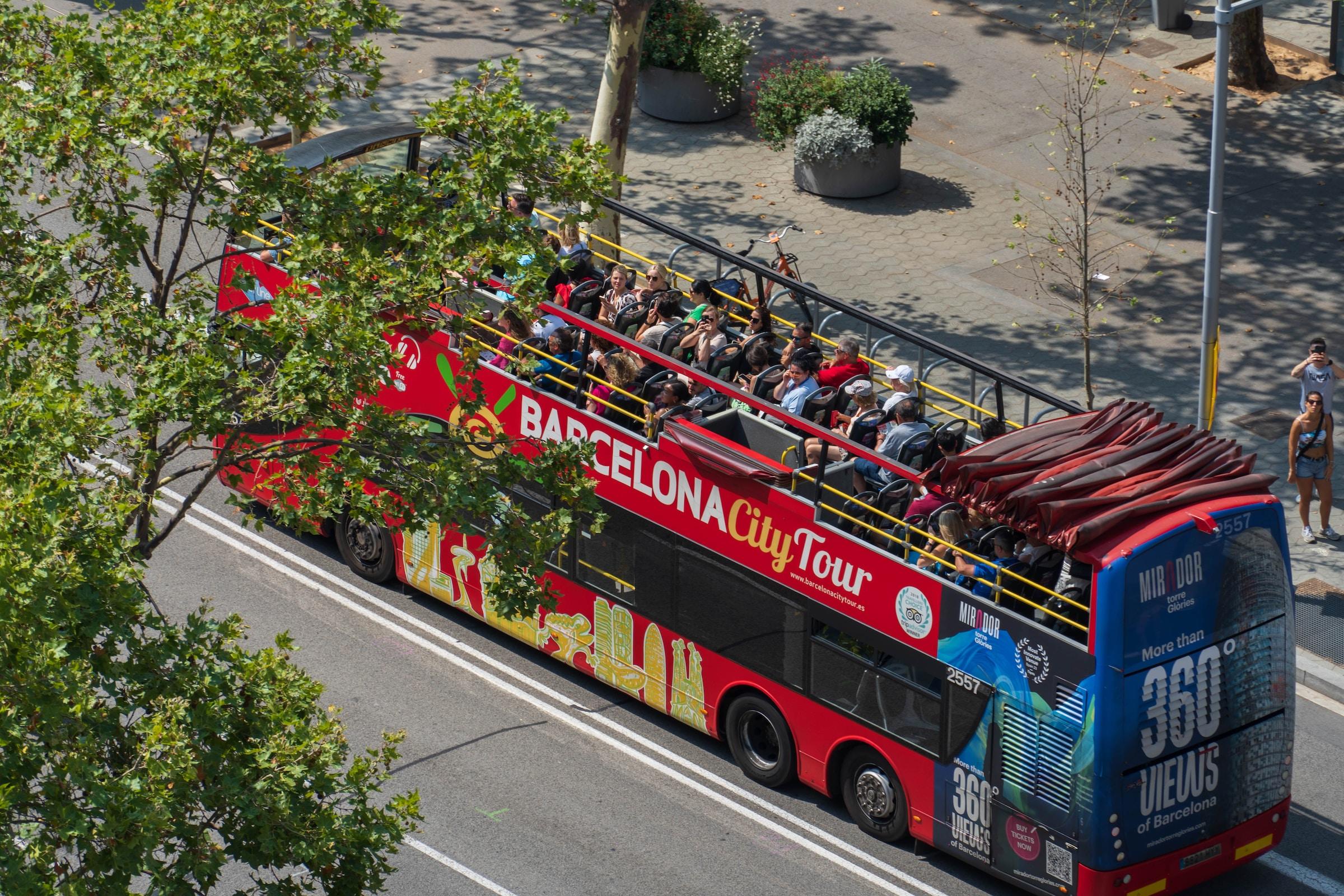Turistibussi Barcelonassa