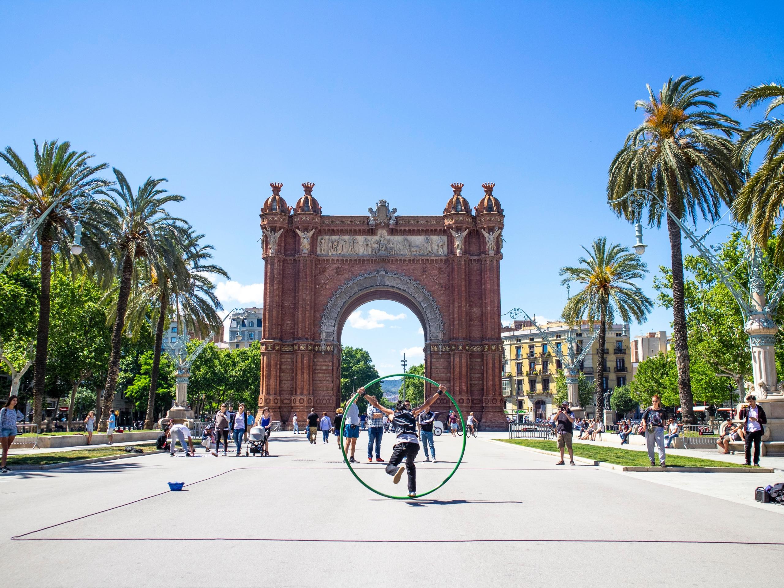 Riemukaari Barcelonassa