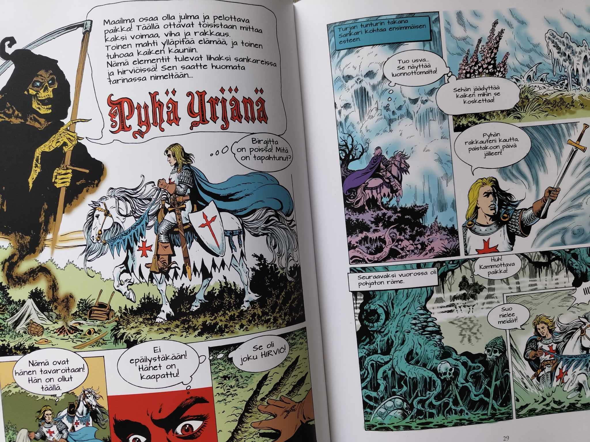 Helkavirsiä-sarjakuva