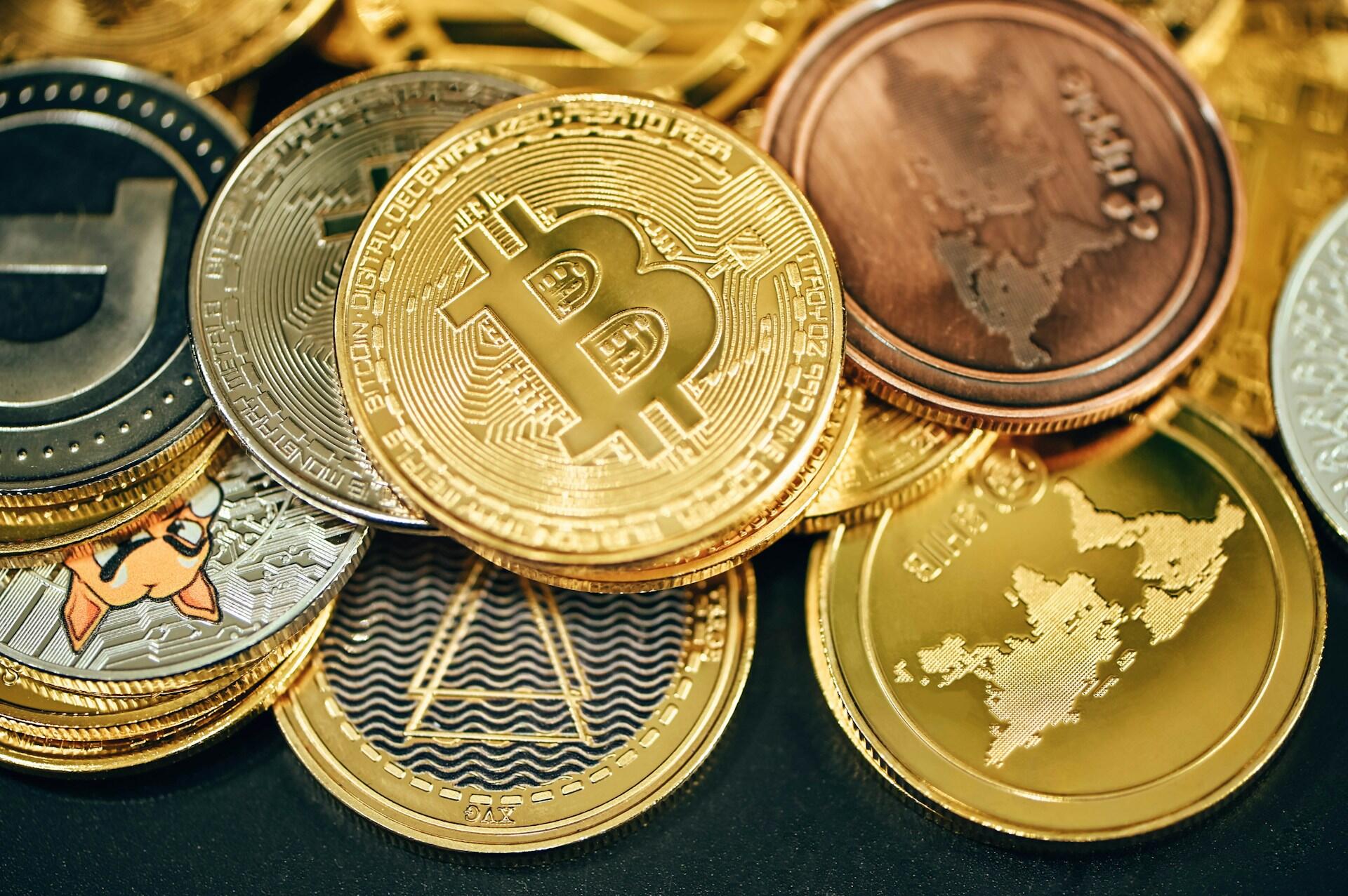 Kryptovaluuttojen kolikkoja