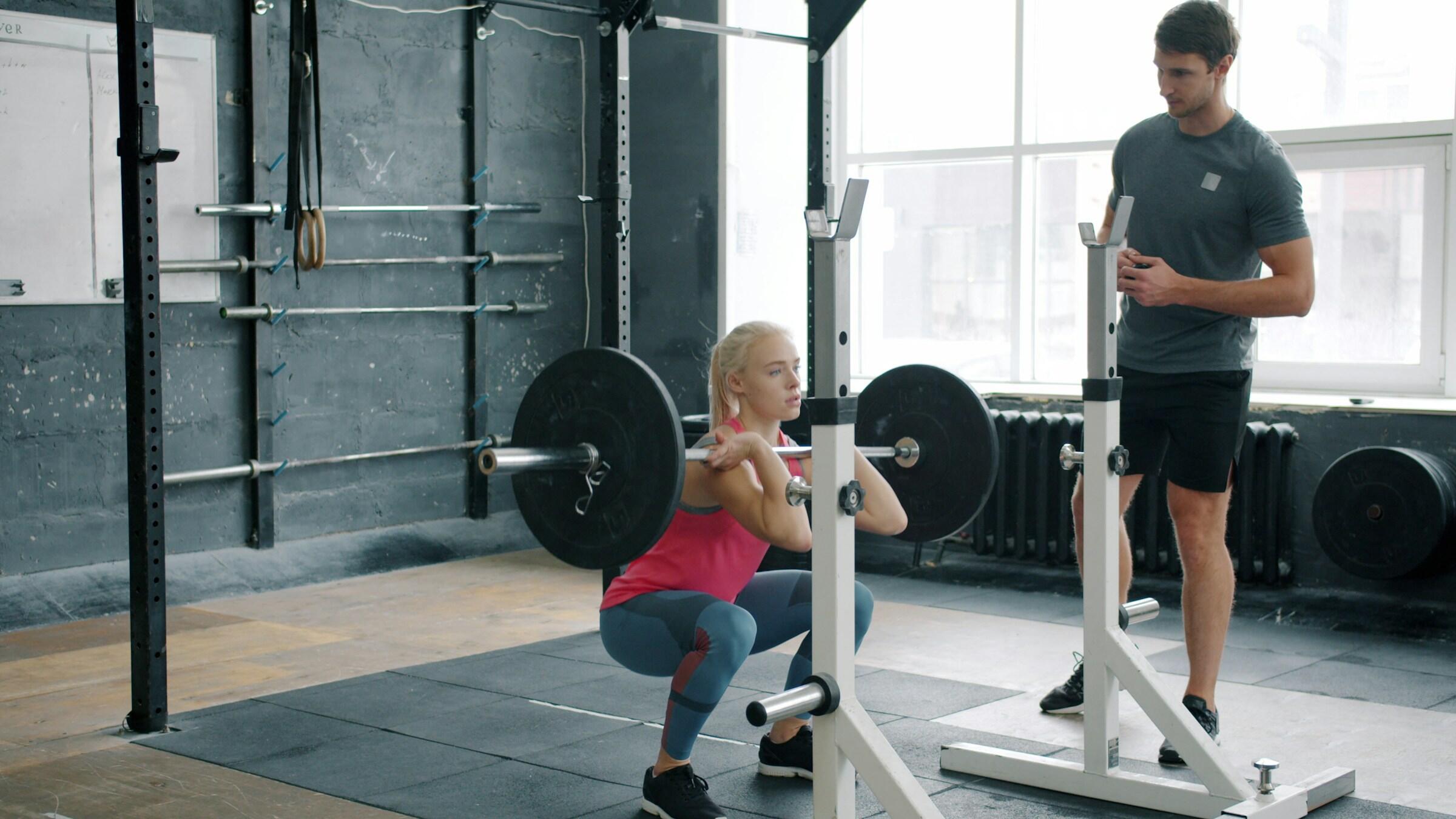 Personal trainer ja asiakas