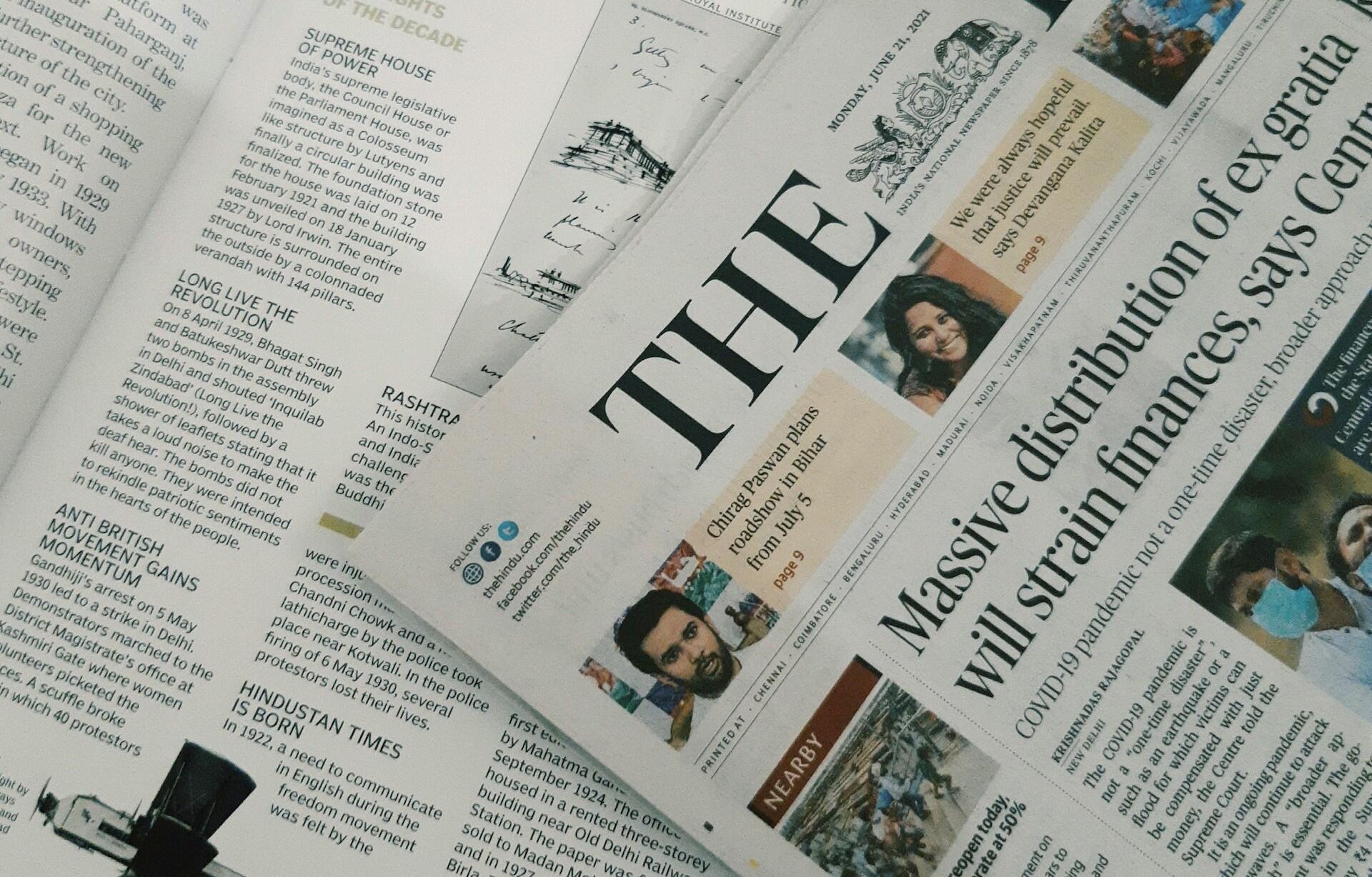 Englanninkielisiä sanomalehtiä