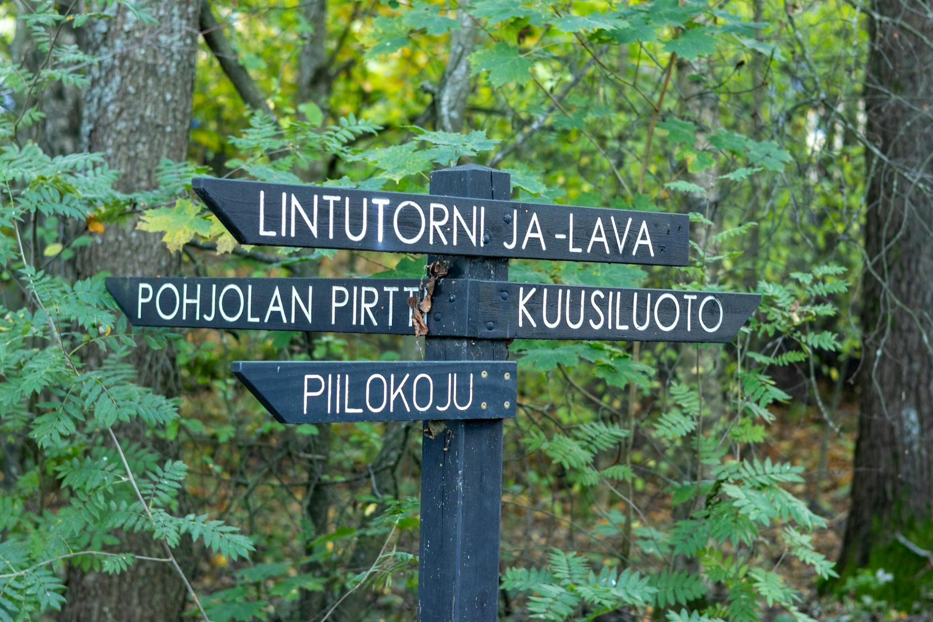 Luontokylttejä
