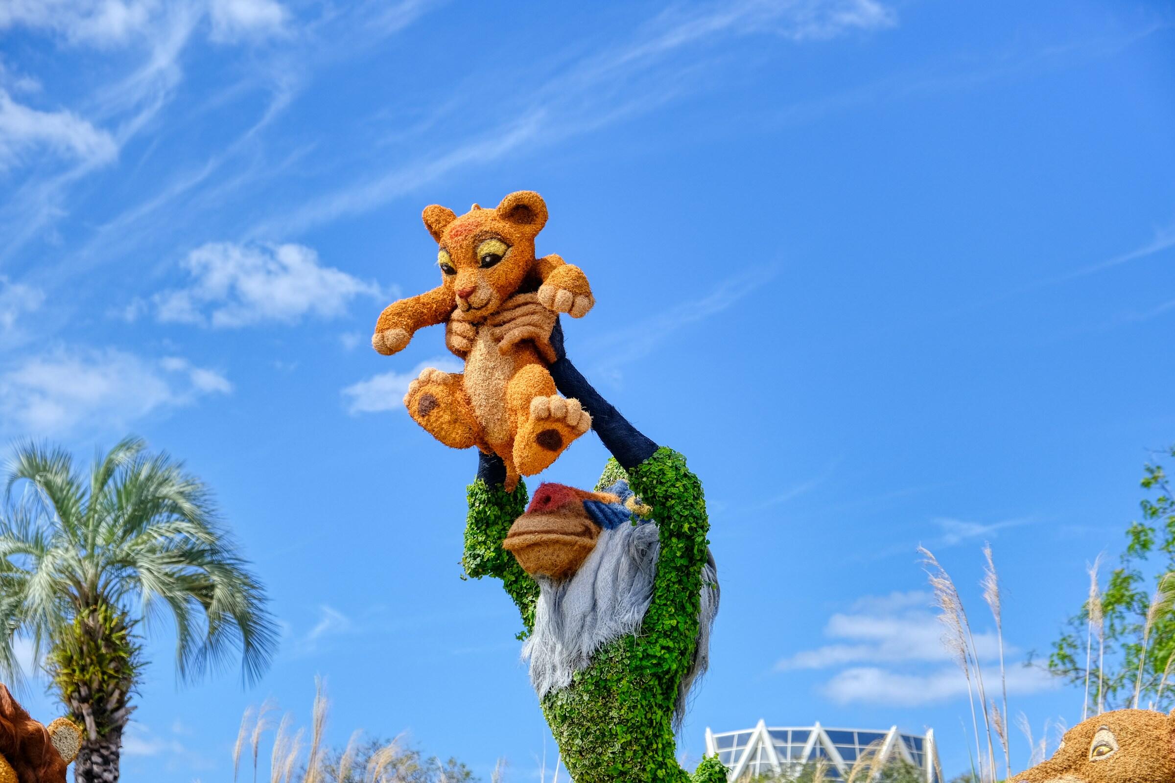 Leijonakuningas animaation kohtaus Disney maailmassa