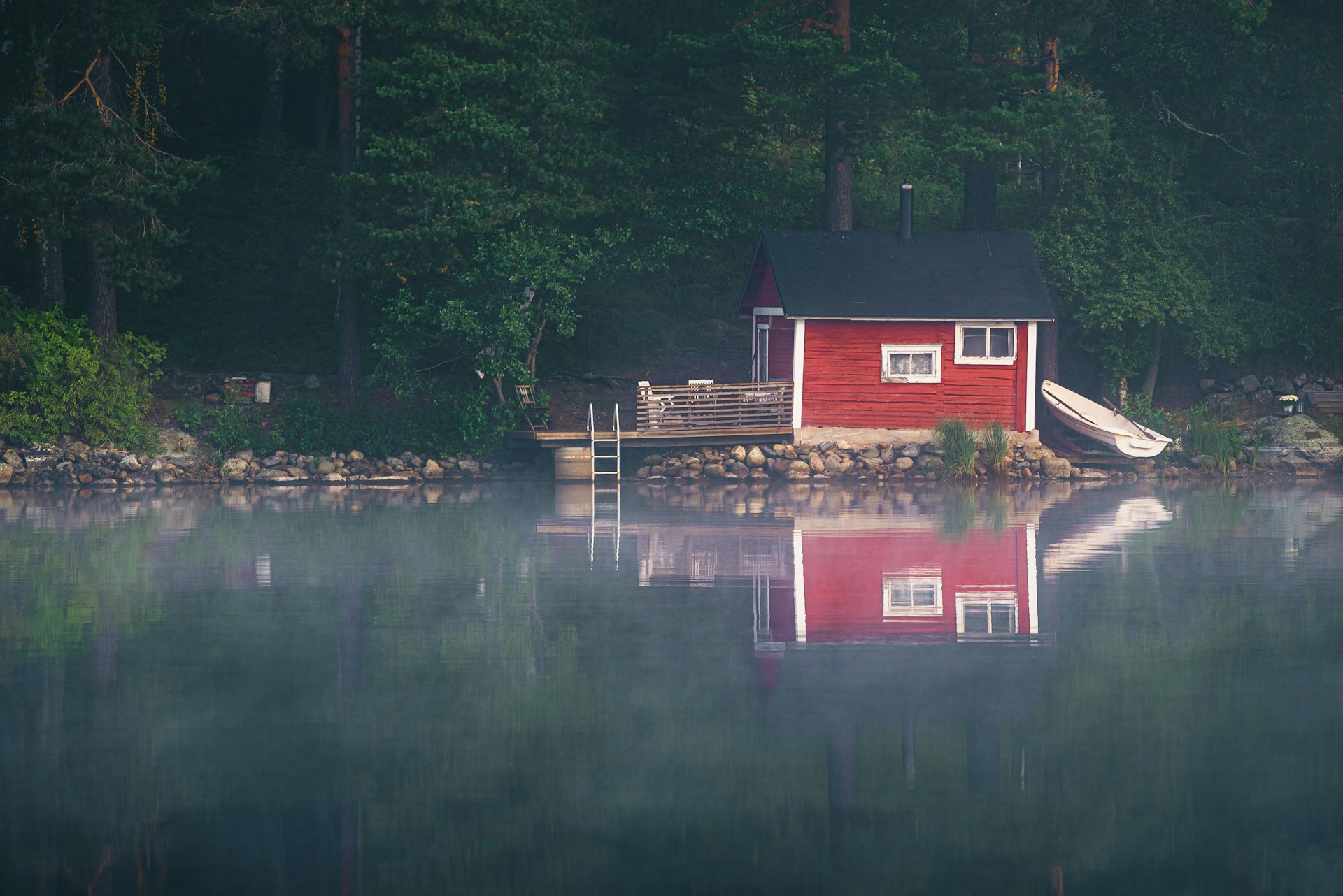 Punainen rantasauna