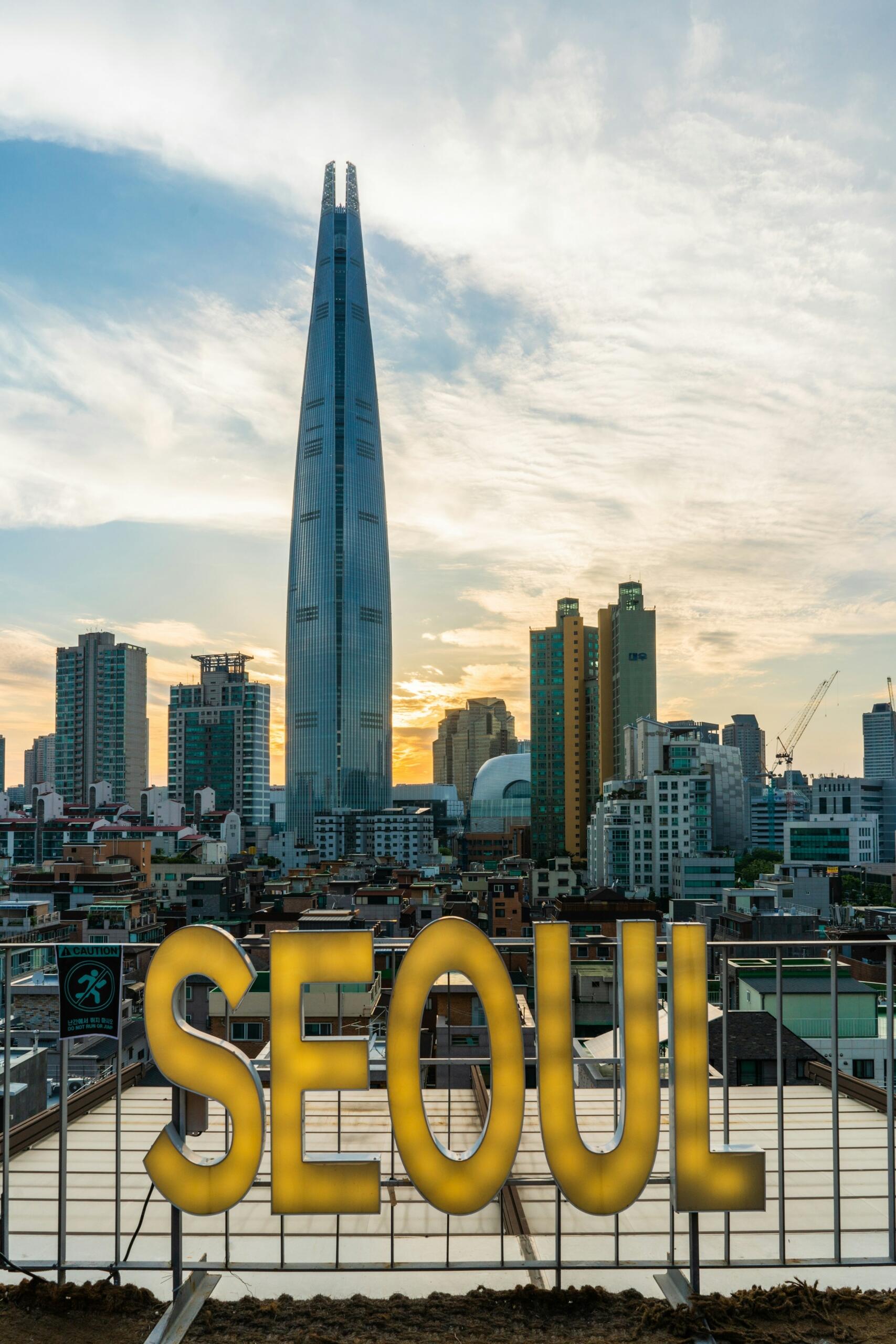 Seoul kyltti Korean pääkaupungissa