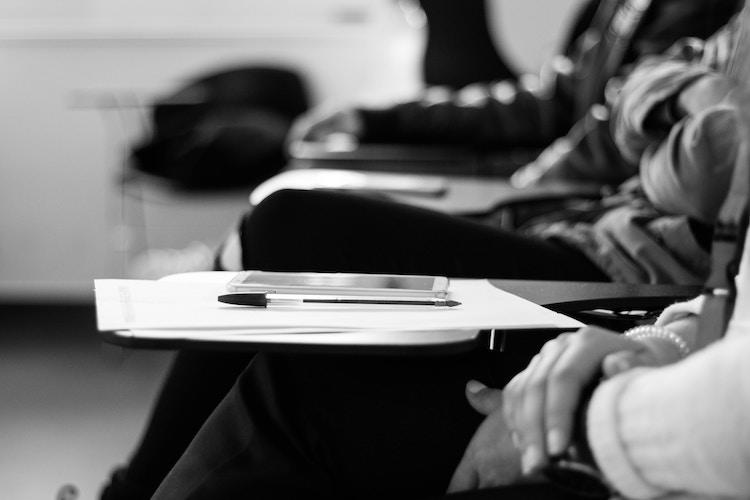 leerlingen met lesnotities