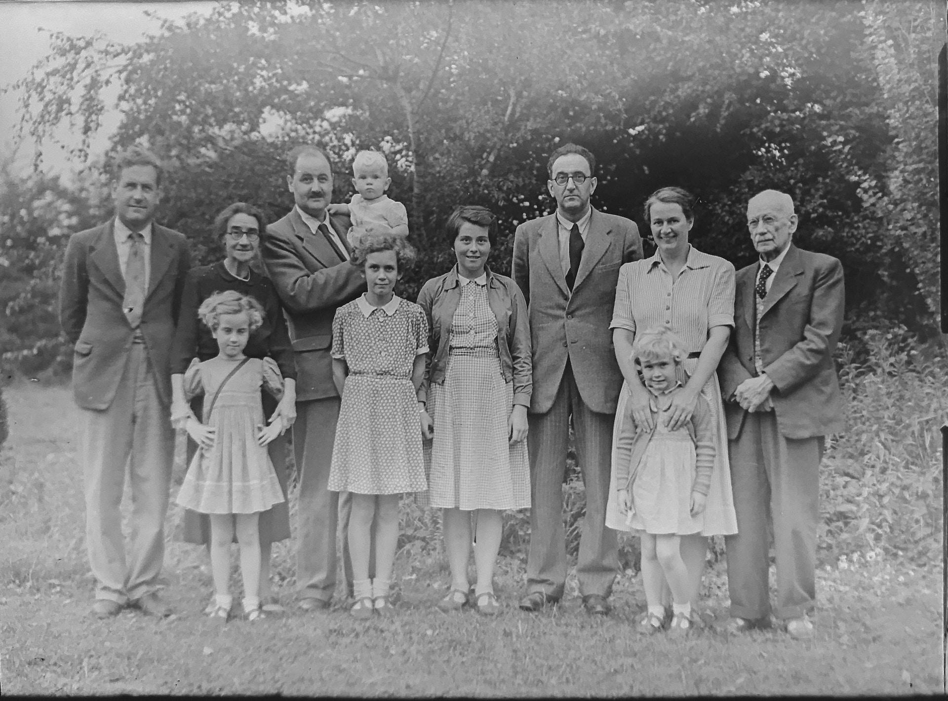 Oude familie foto