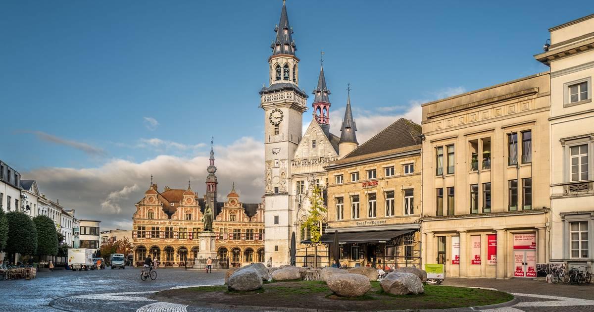 de grote markt van aalst