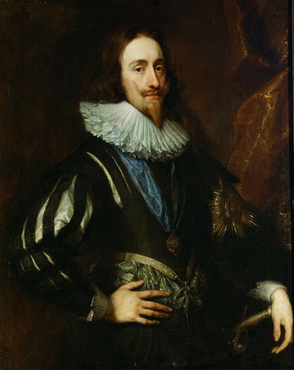 Schilderij King Charles I of England door Anthony van Dyck