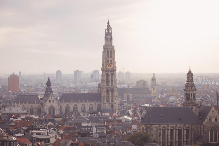 vogeluitzicht stad Antwerpen