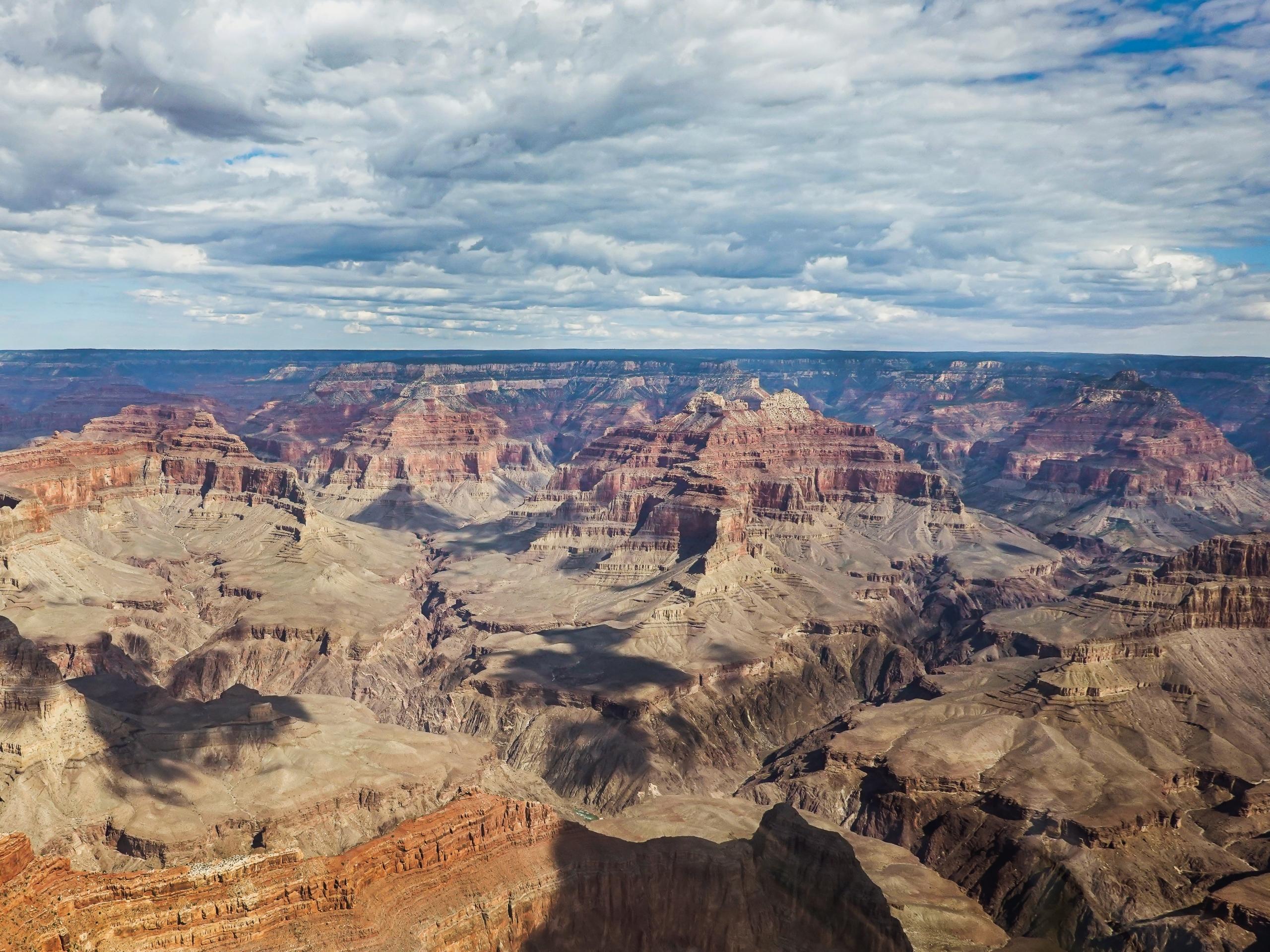 De Grand Canyon is het resultaat van aardrijkskundige ontwikkeling