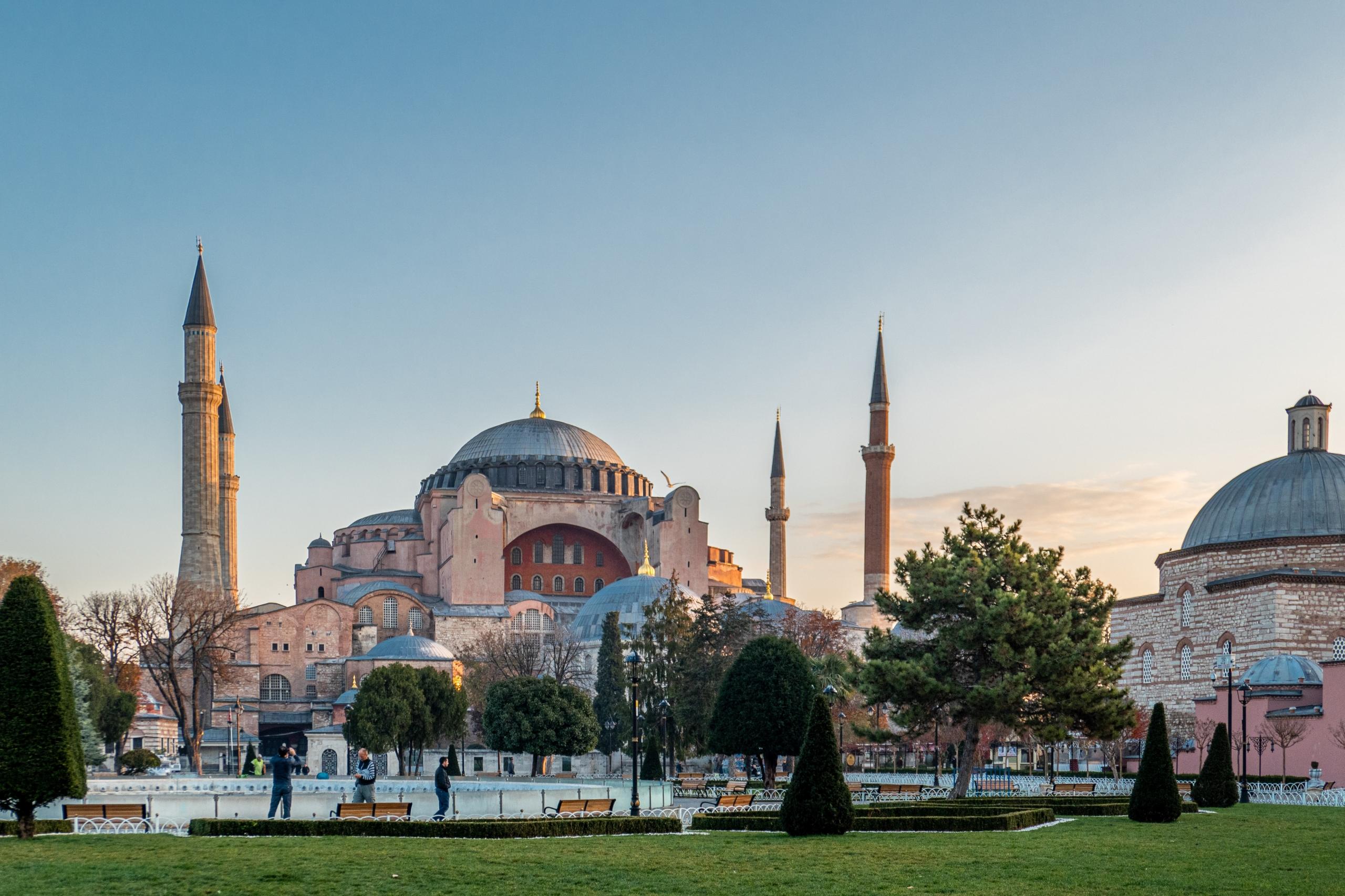 Hagia Sophia is een symbool van Istanbul, de hoofdstad van Turkije 