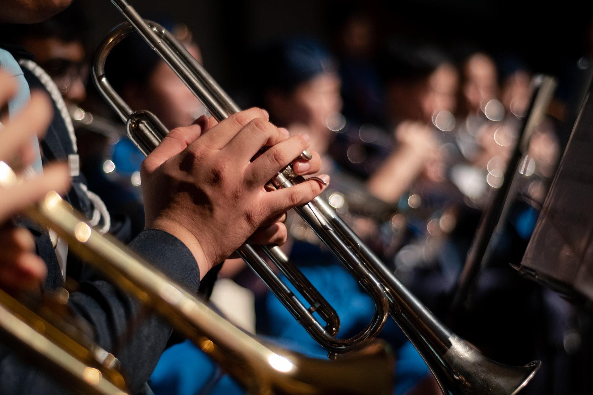 Trompettist in orkest