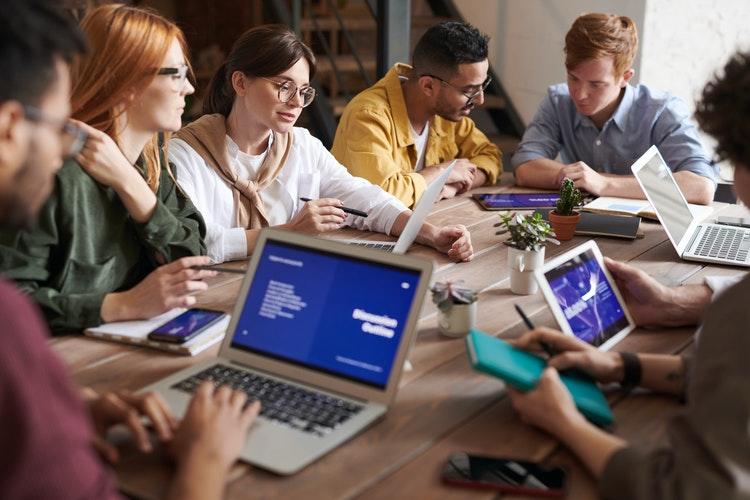 Groepsles Excel wordt gegeven