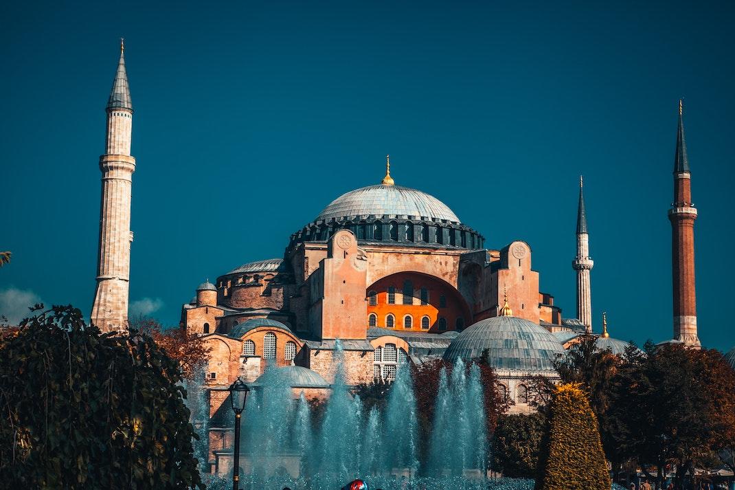 Hagia Sophia basiliek/moskee Turkije