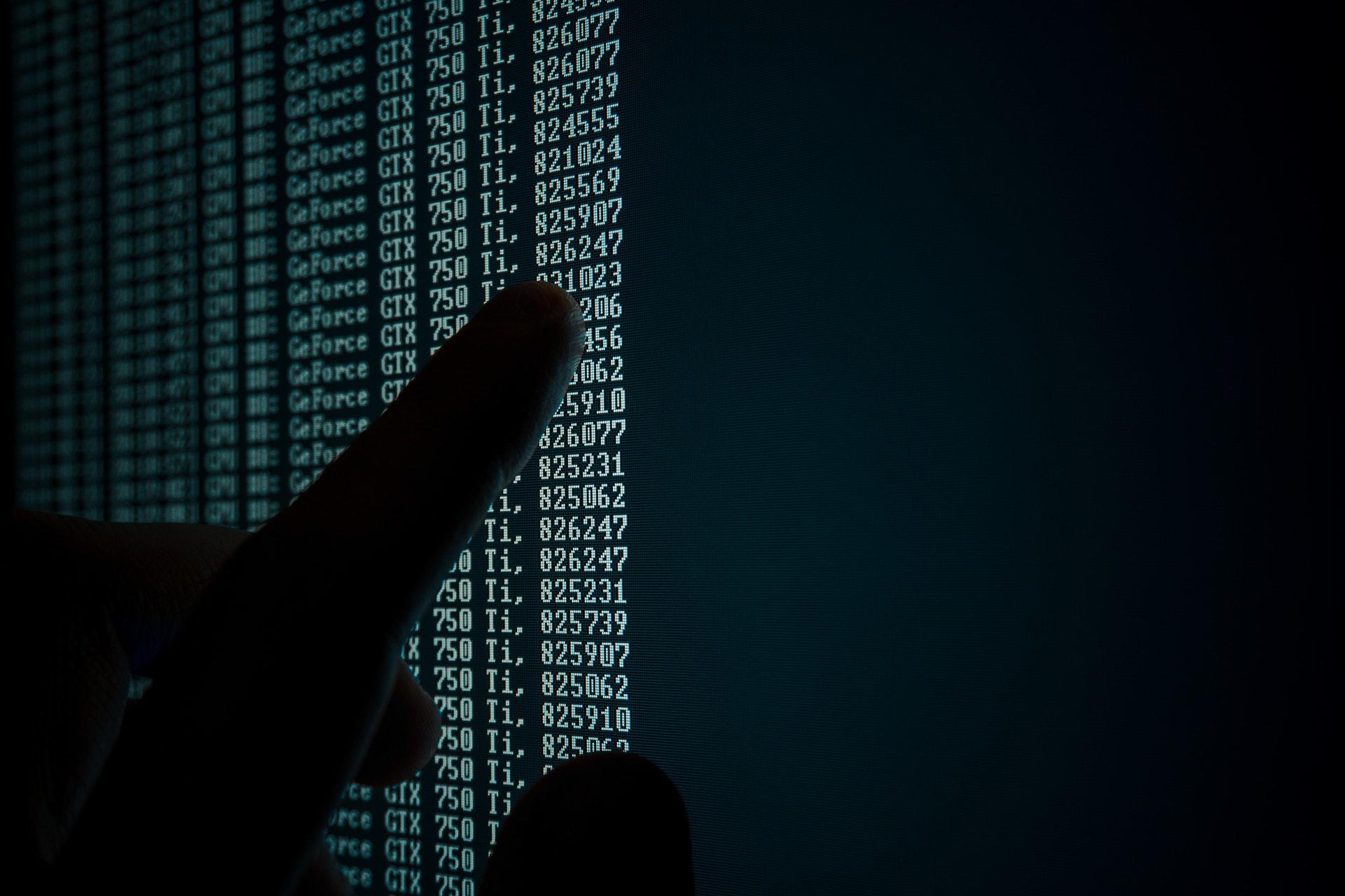 Data set op computer