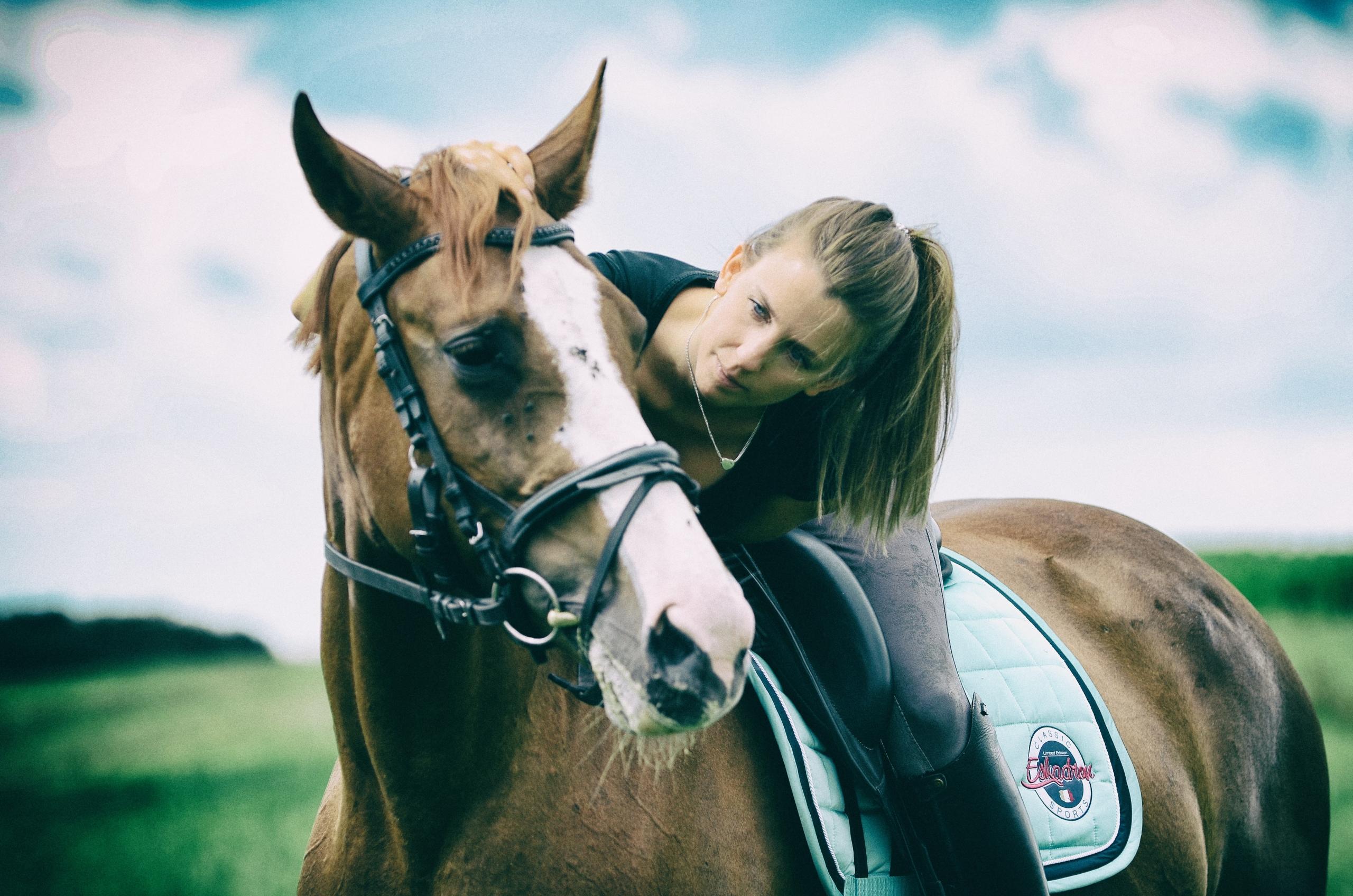 Vrouw op paard