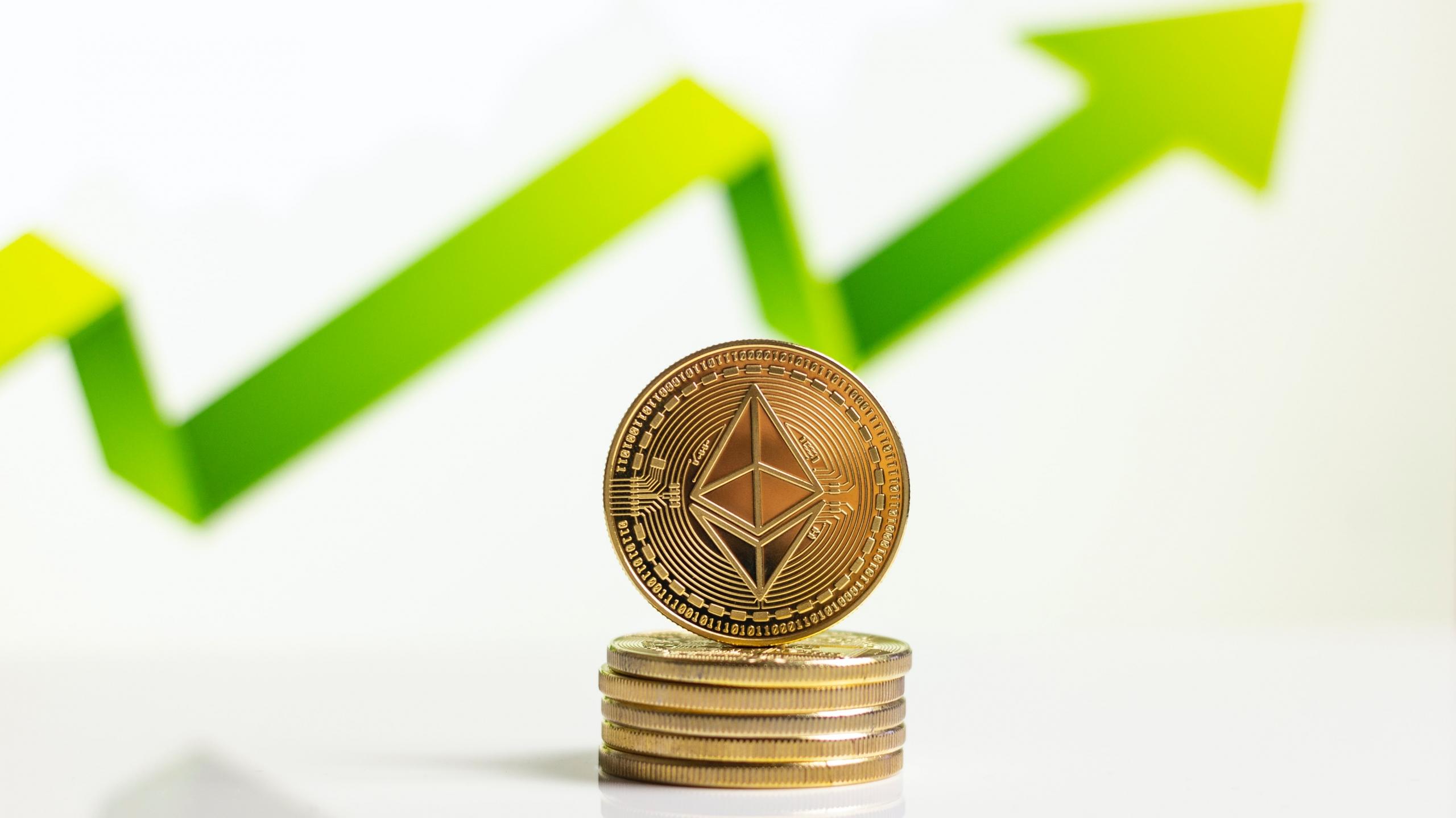 Crypto currency met stijgende lijn