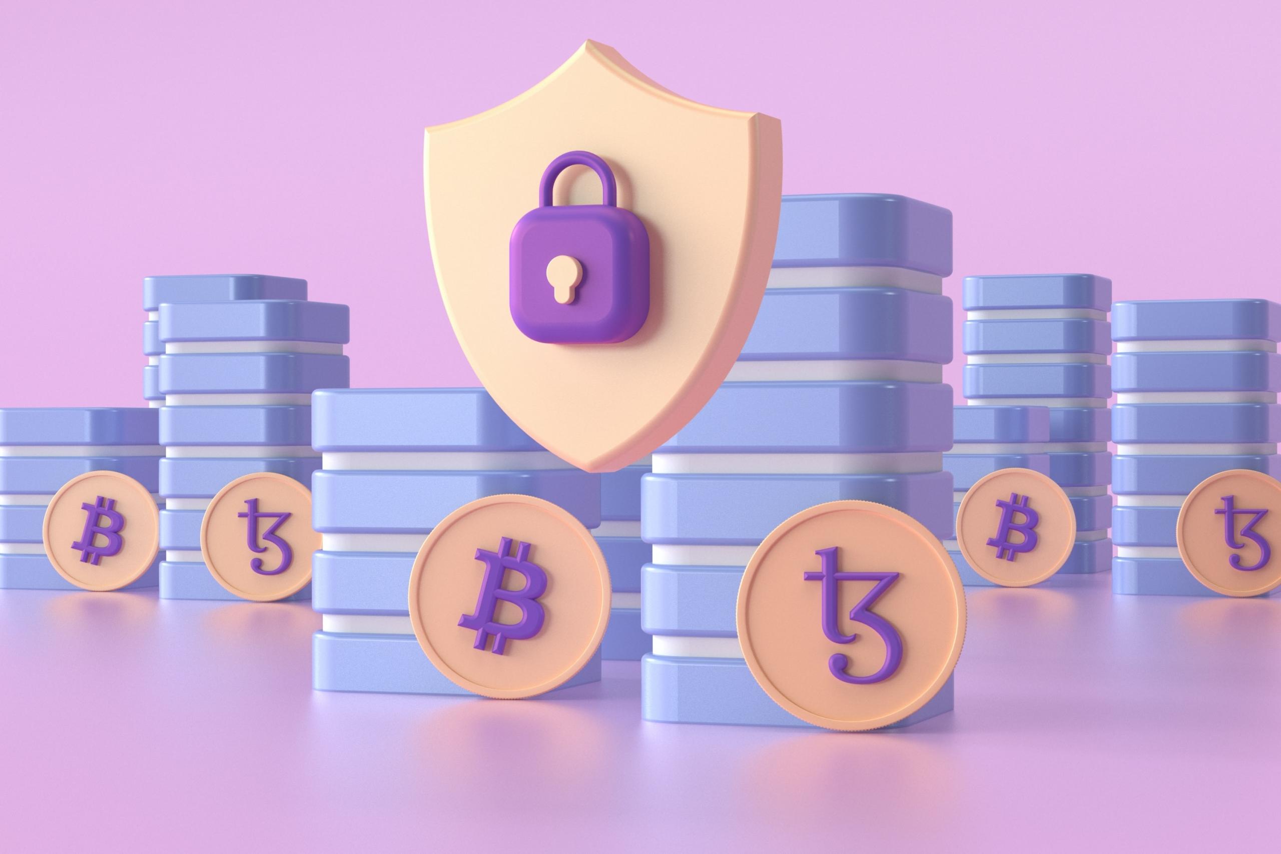 Crypto currencies met beveiliging 