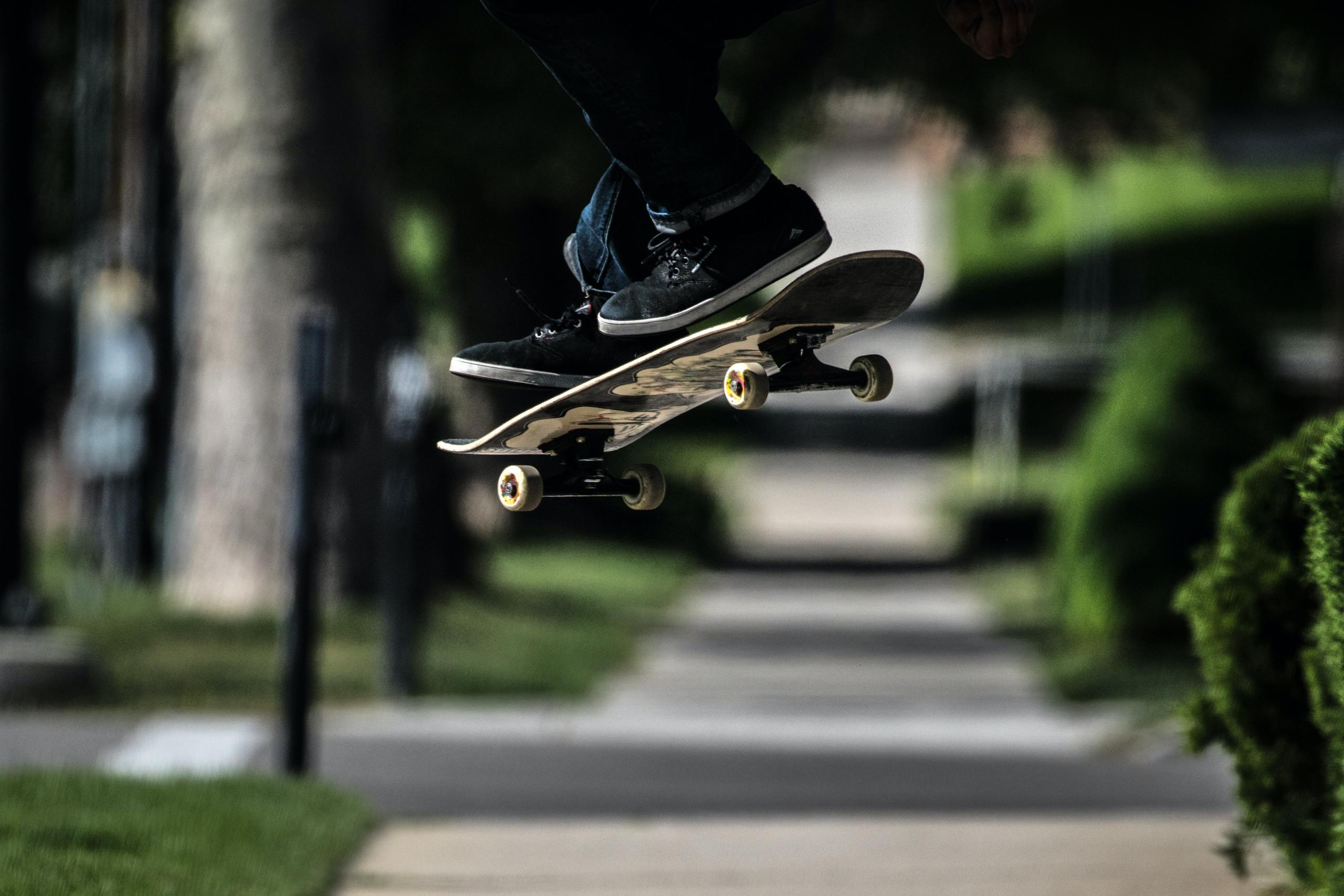 skater doet ollie