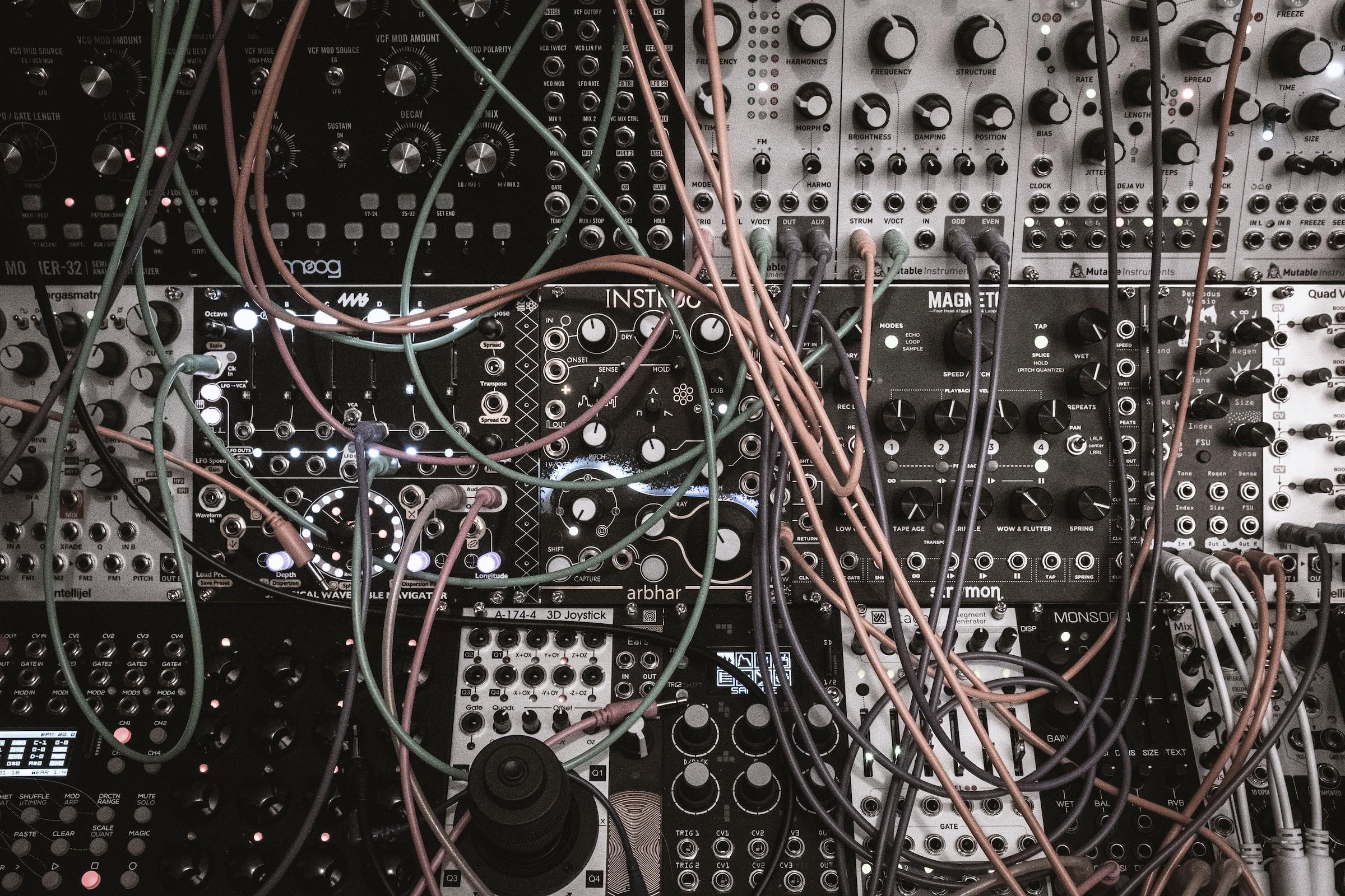 Muziek productie instrumenten